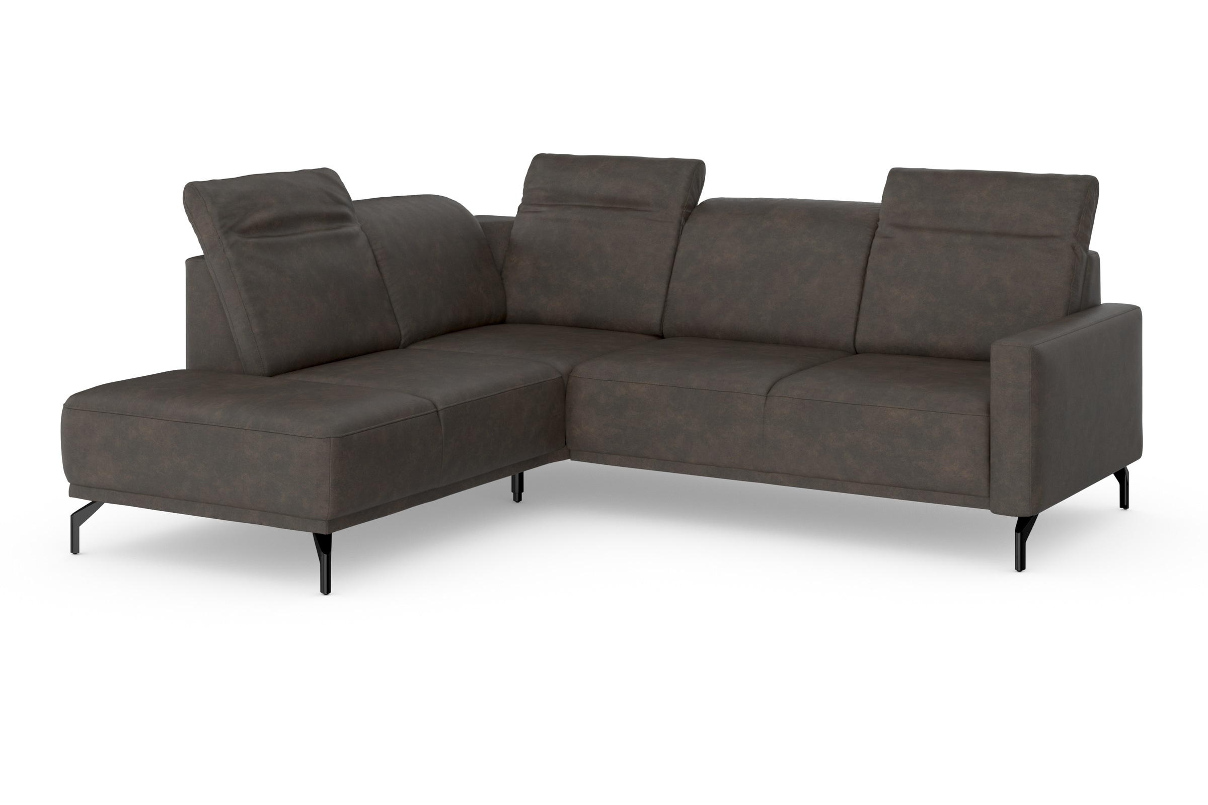 sit&more Ecksofa »Bailando L-Form«, wahlweise mit Kopfteilverstellung und Vorziehsitz, motorisch
