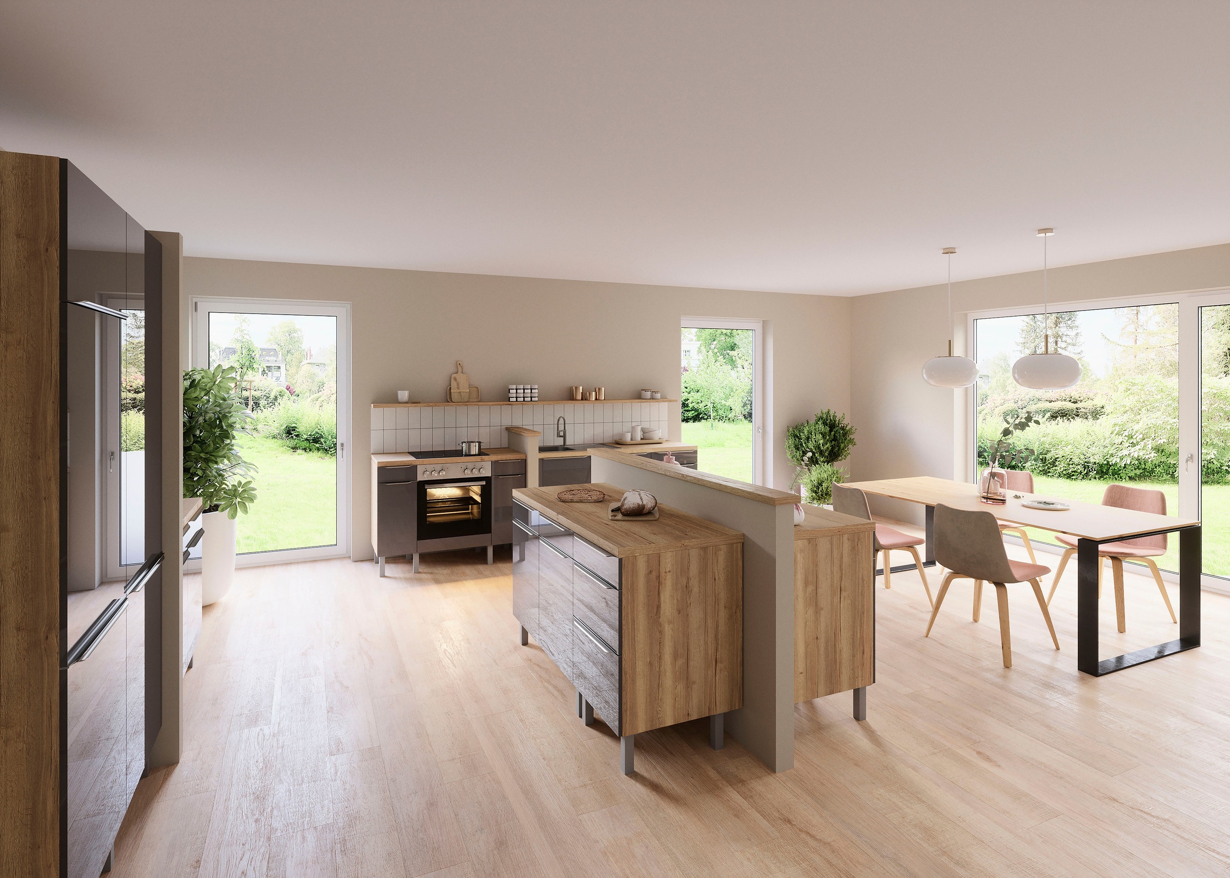 OPTIFIT Hängeschrank "Lilly2" Breite 100 cm, 2 Türen, 4 Einlegeböden günstig online kaufen