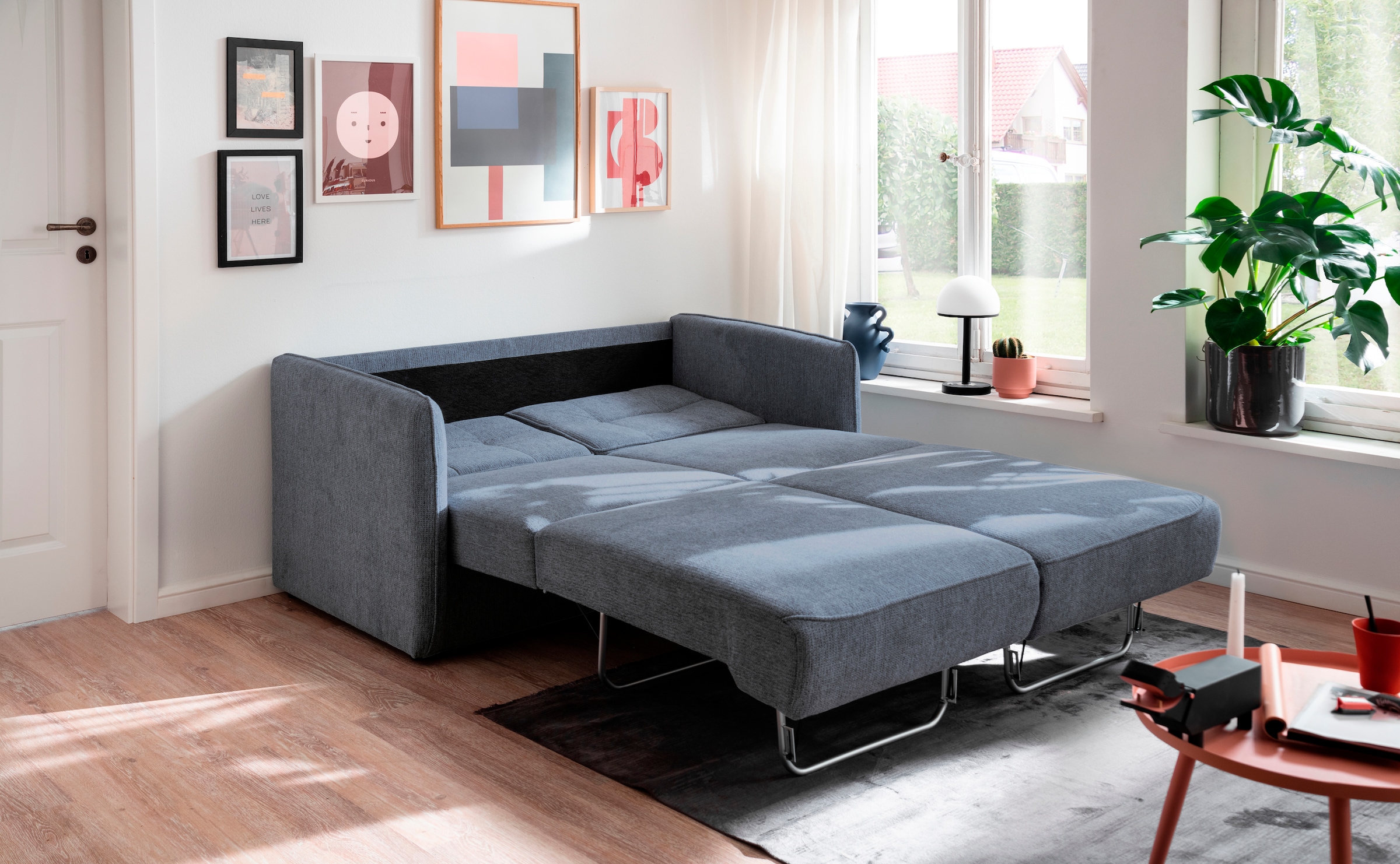 INOSIGN Schlafsofa »Milano«, zwei einzeln ausziehbare Liegefunktionen