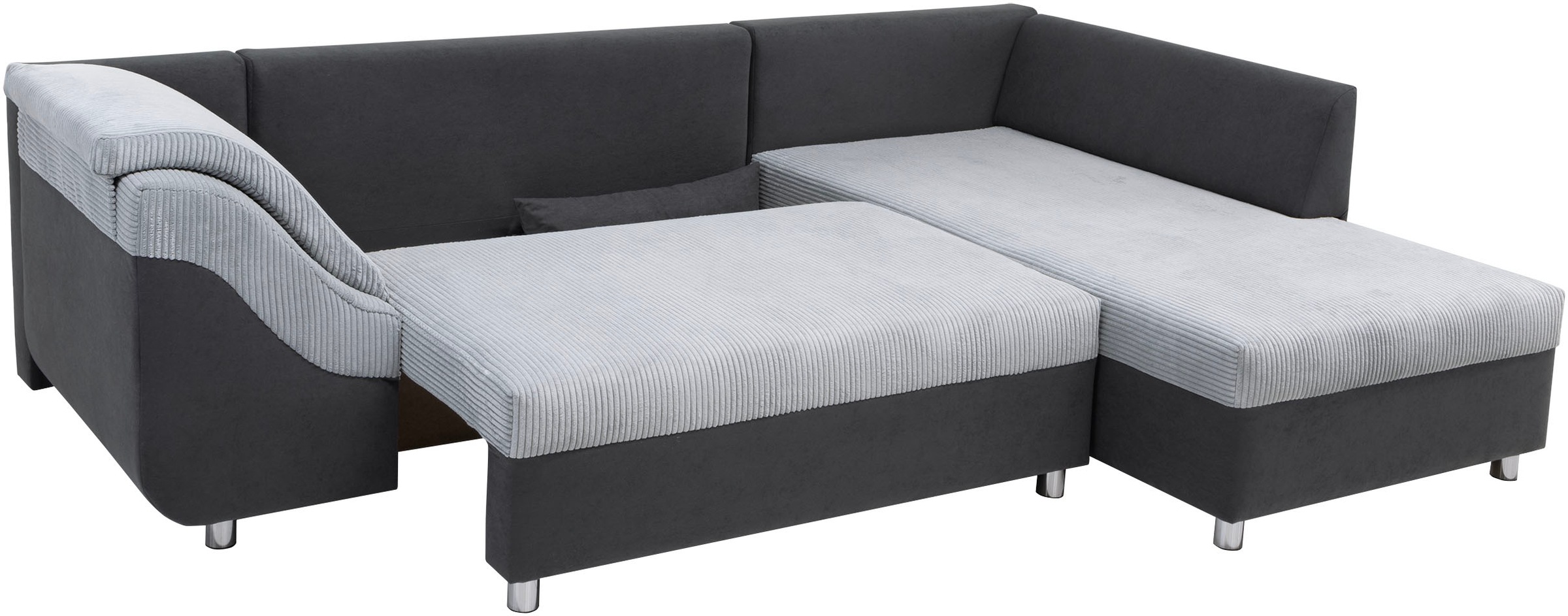 COLLECTION AB Ecksofa Sally L-Form, mit und ohne Bettfunktion, inklusive loser Rücken- und Zierkissen