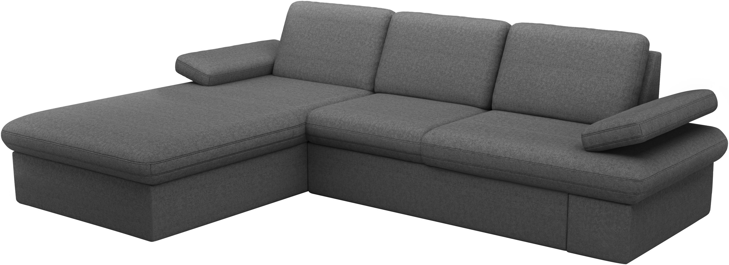 sit&more Ecksofa »Moreno«, mit Armteilverstellung,wahlweise mit Bettfunktion