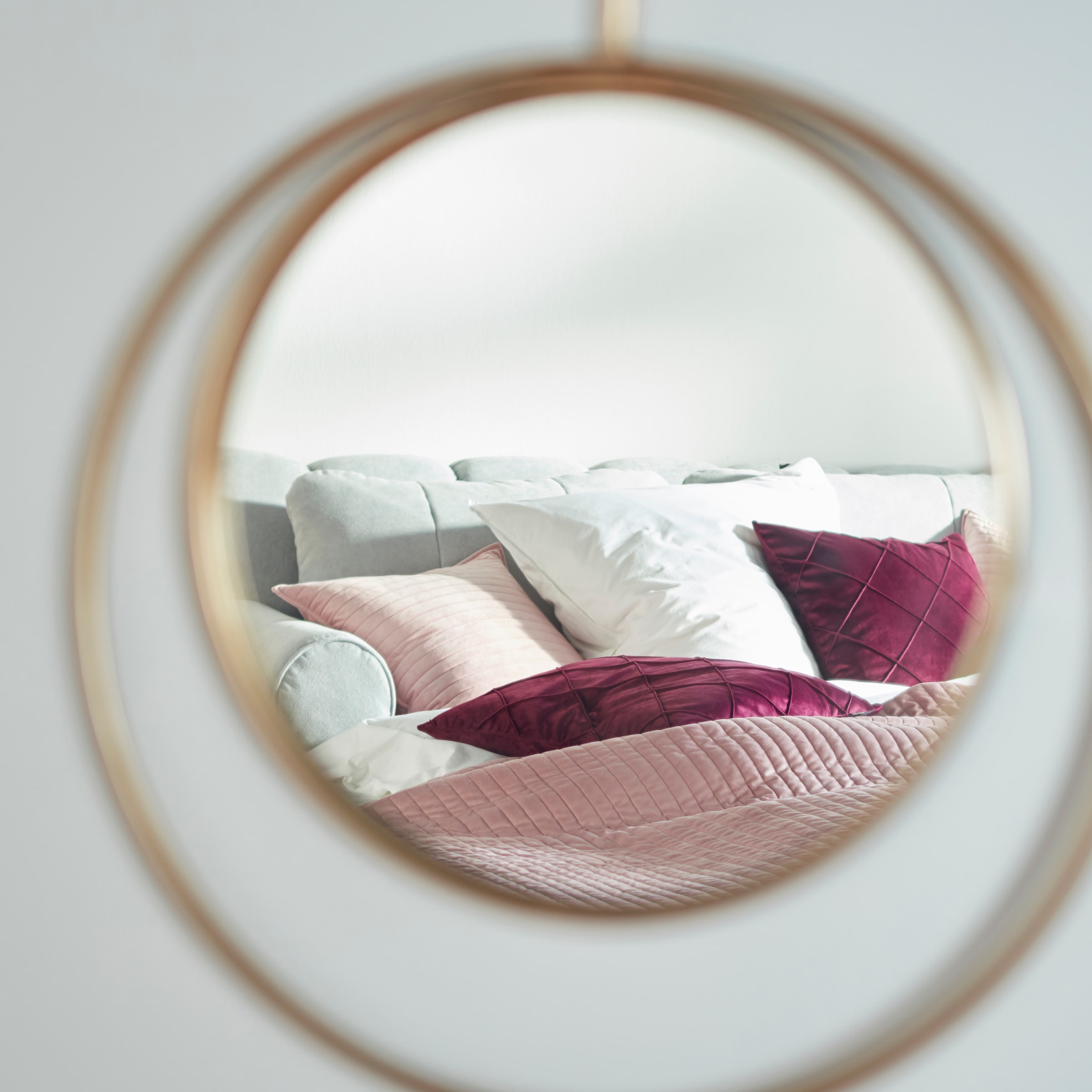 Home affaire Dekokissen »Océane« passend zum Bett Oceáne in Samtvelours und Feinstruktur, 2-er Set