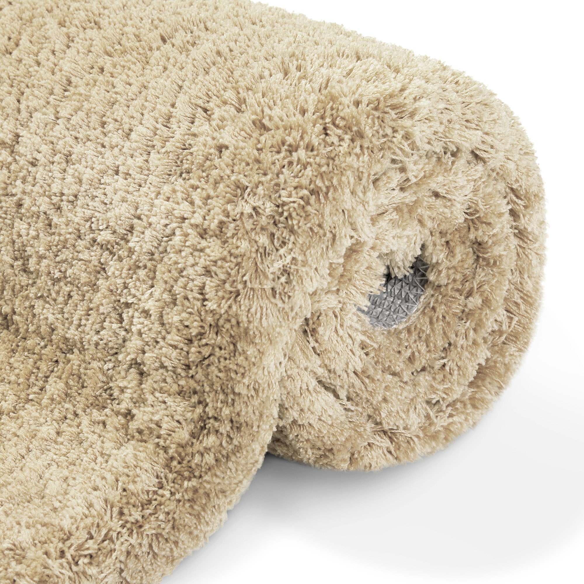 my home Badematte »Kaarin«, rutschhemmend beschichtet, schnell trocknend, Badteppich, getuftet, flauschig, hochflor, große Farbauswahl