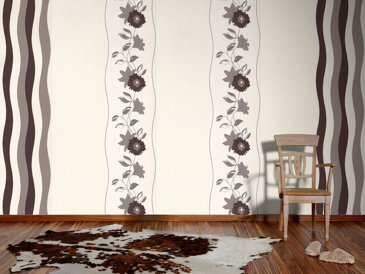 Daniel Hechter Vliestapete »Blumentapete«, floral-geblümt, Vlies Vinyl Wand Decke Schräge Tapeten Wohnzimmer Schlafzimmer Küche