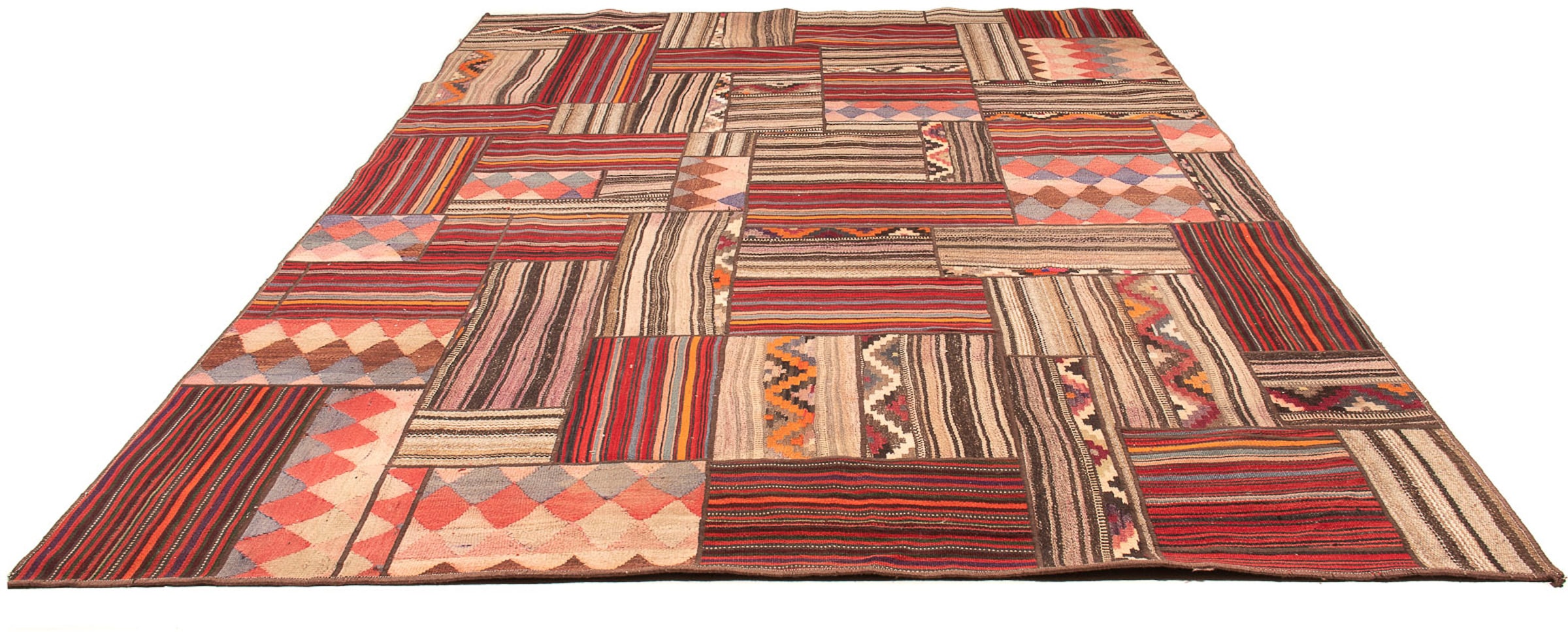 morgenland Teppich »Patchwork - 350 x 250 cm - mehrfarbig«, rechteckig, 7 m günstig online kaufen