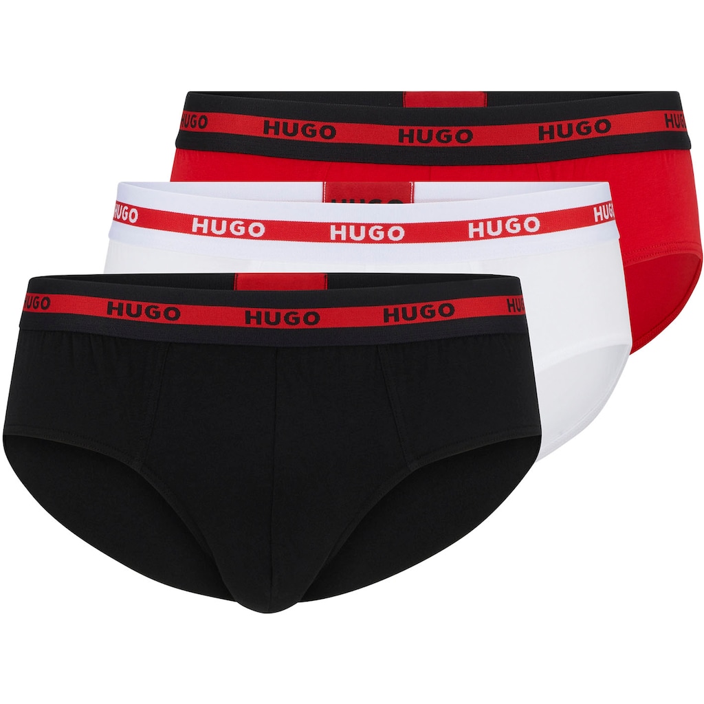 HUGO Underwear Slip, (Packung, 3 St., Im Dreierpack)