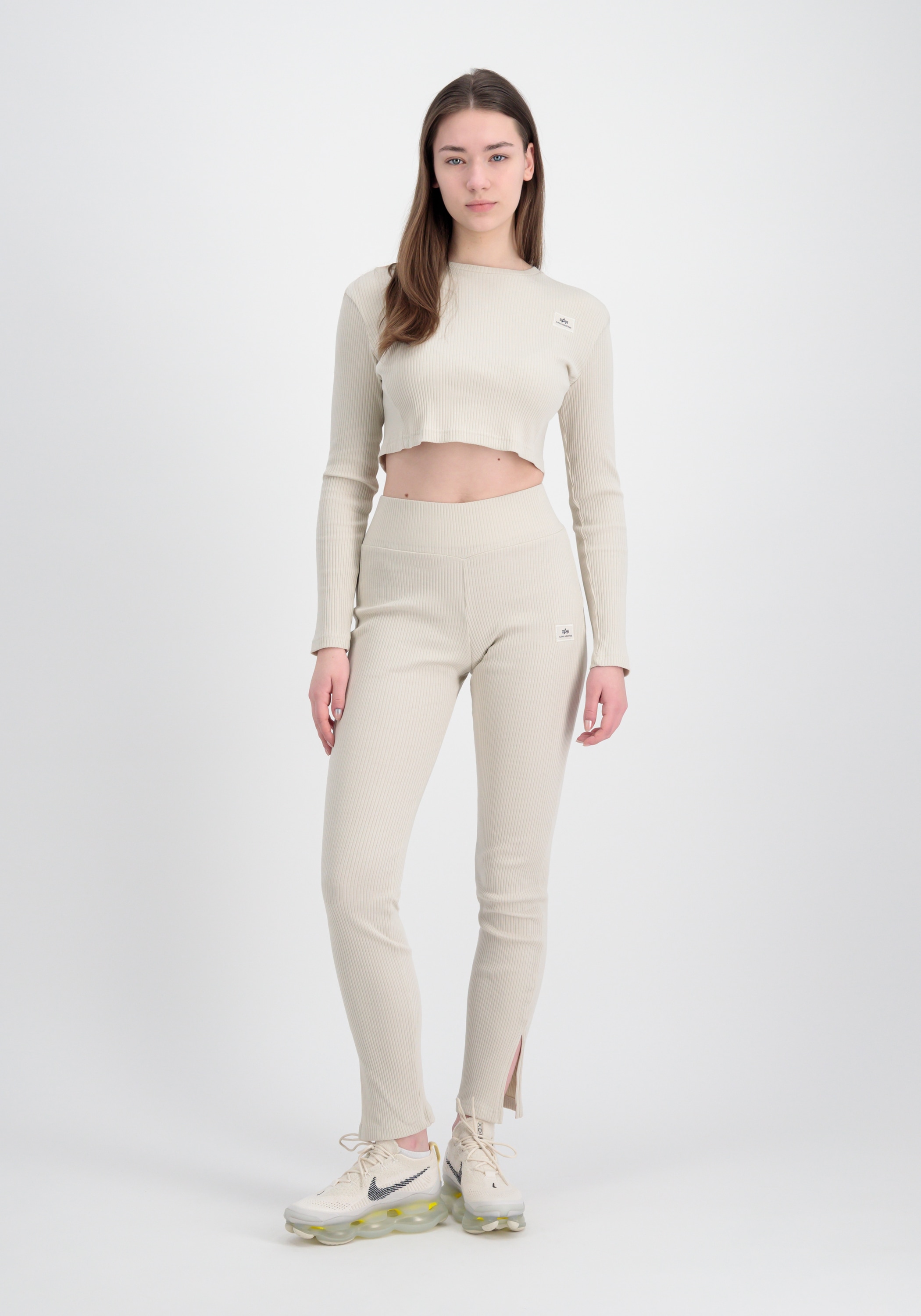 Alpha Industries Longsleeve »Alpha Industries Women - Longsleeves X-Fit Rib LS C Women«