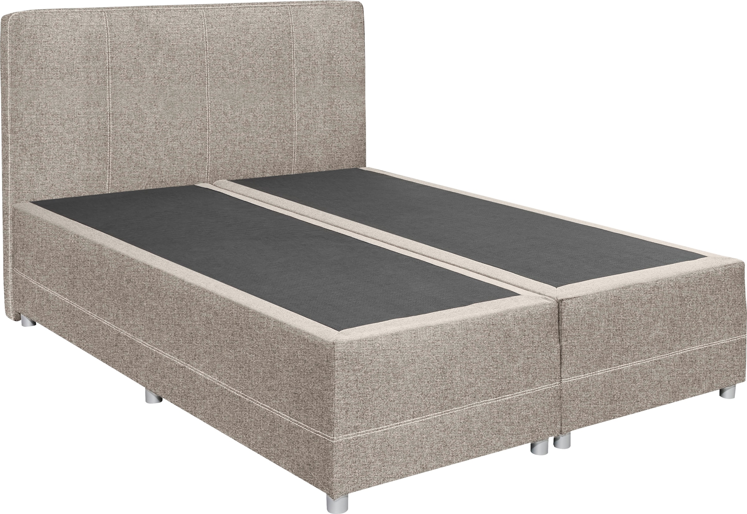 ED EXCITING DESIGN Boxspringbett »Luanda«, wahlweise mit Matratze und Toppe günstig online kaufen