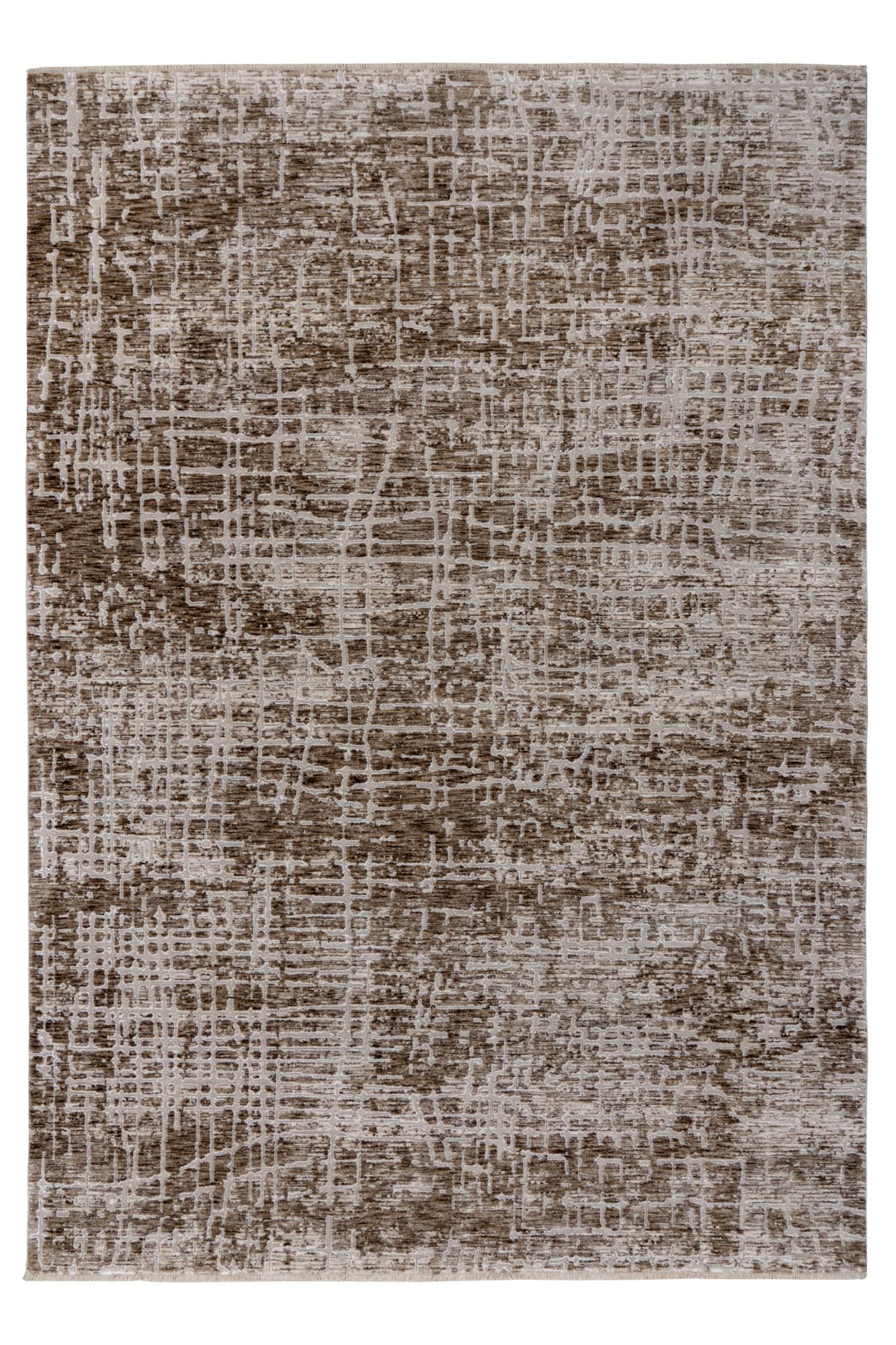 Kayoom Teppich »Amora 260« rechteckig 13 mm Höhe Kurzflor, Vintage, Hoch Tief Struktur, Wohnzimmer