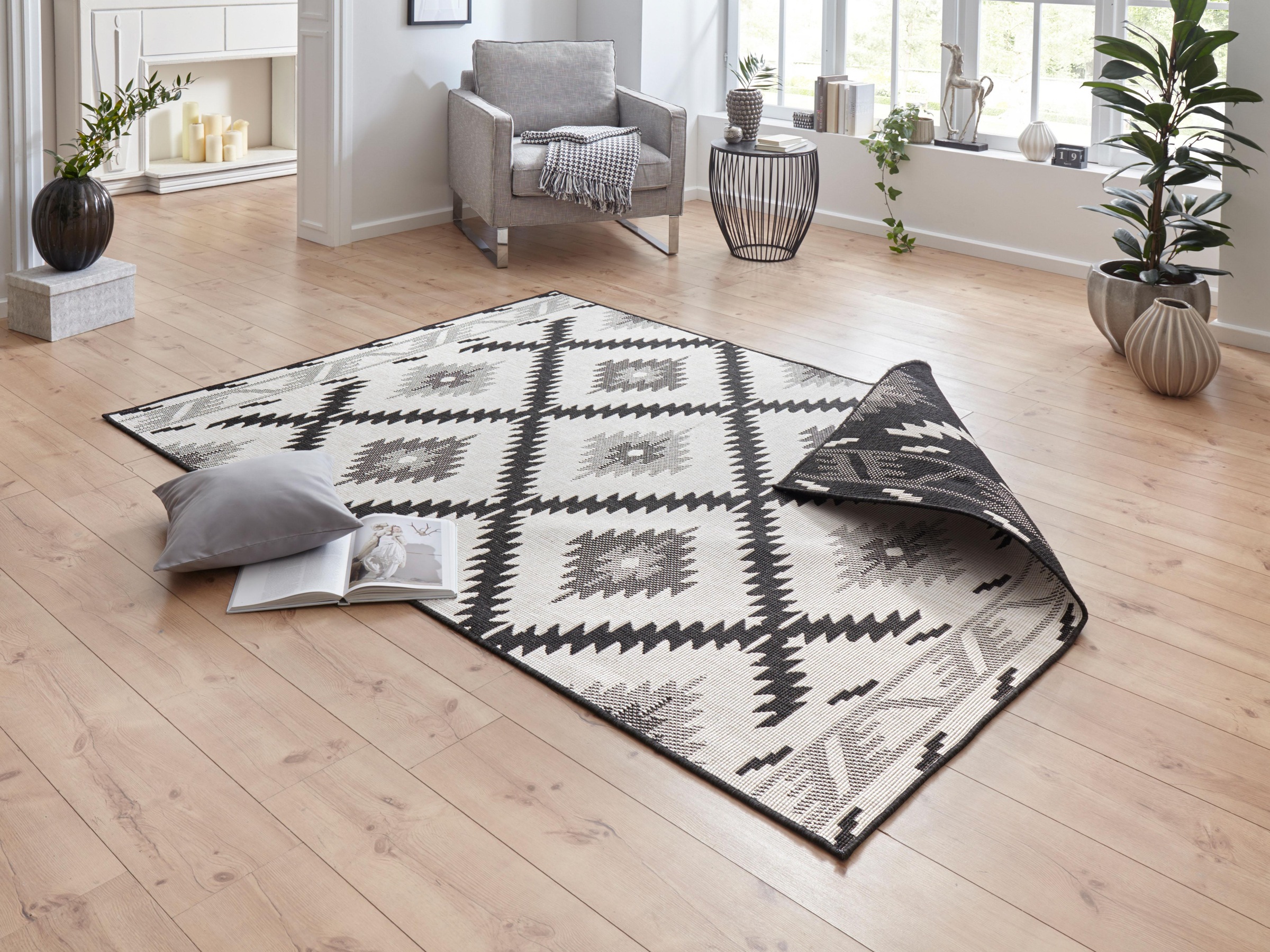 5. Bild von NORTHRUGS Teppich »Malibu«, rechteckig