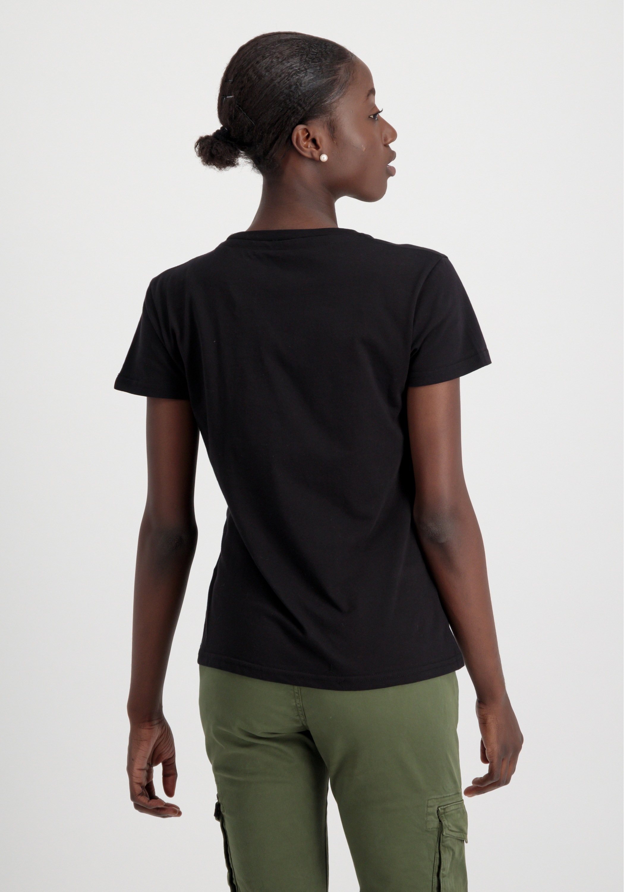 Alpha Industries T-Shirt »Alpha Industries Women - T-Shirts New Basic T Hol. Print Wmn«