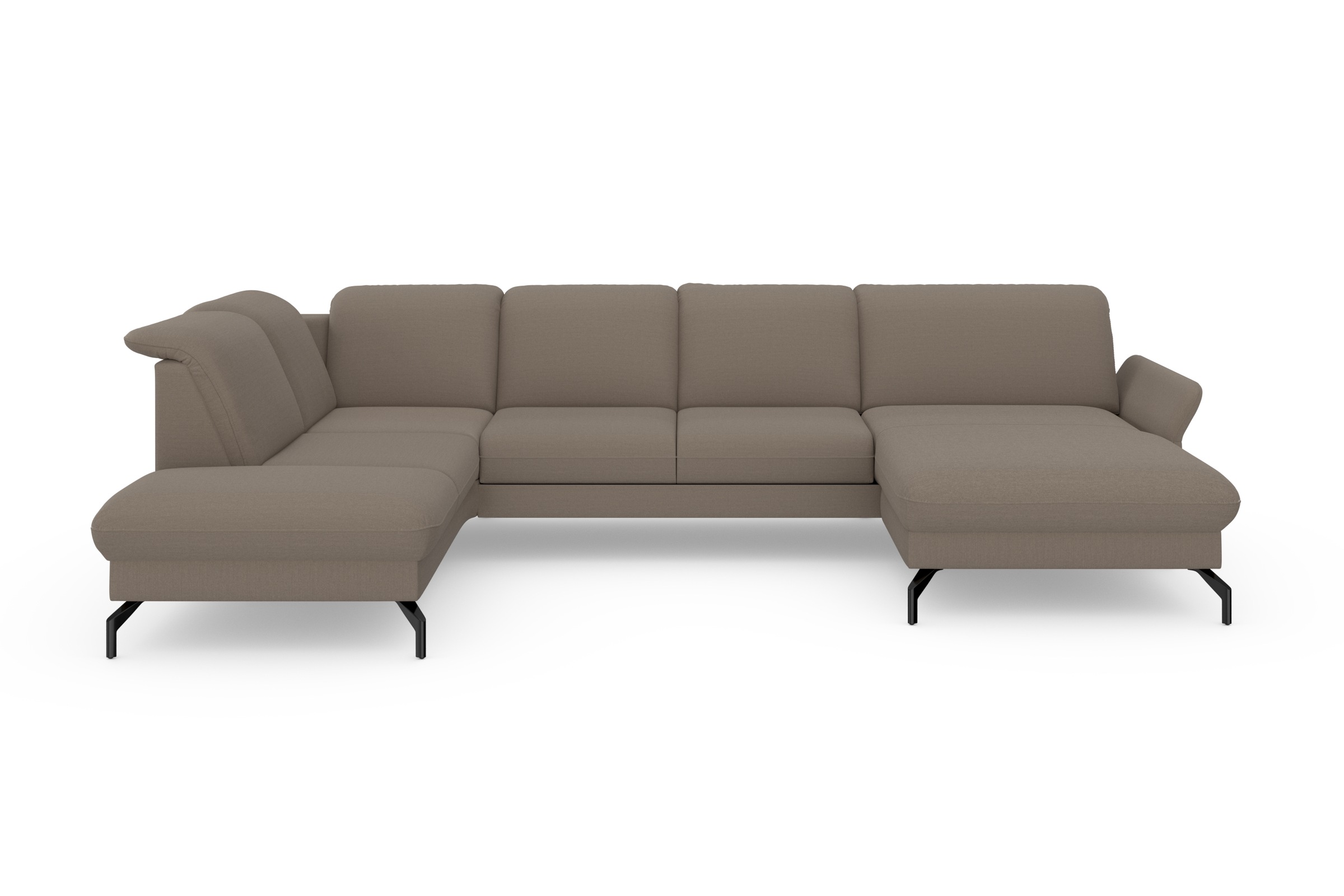 sit&more Wohnlandschaft »Fashion U-Form« wahlweise mit Kopfteilverstellung, günstig online kaufen