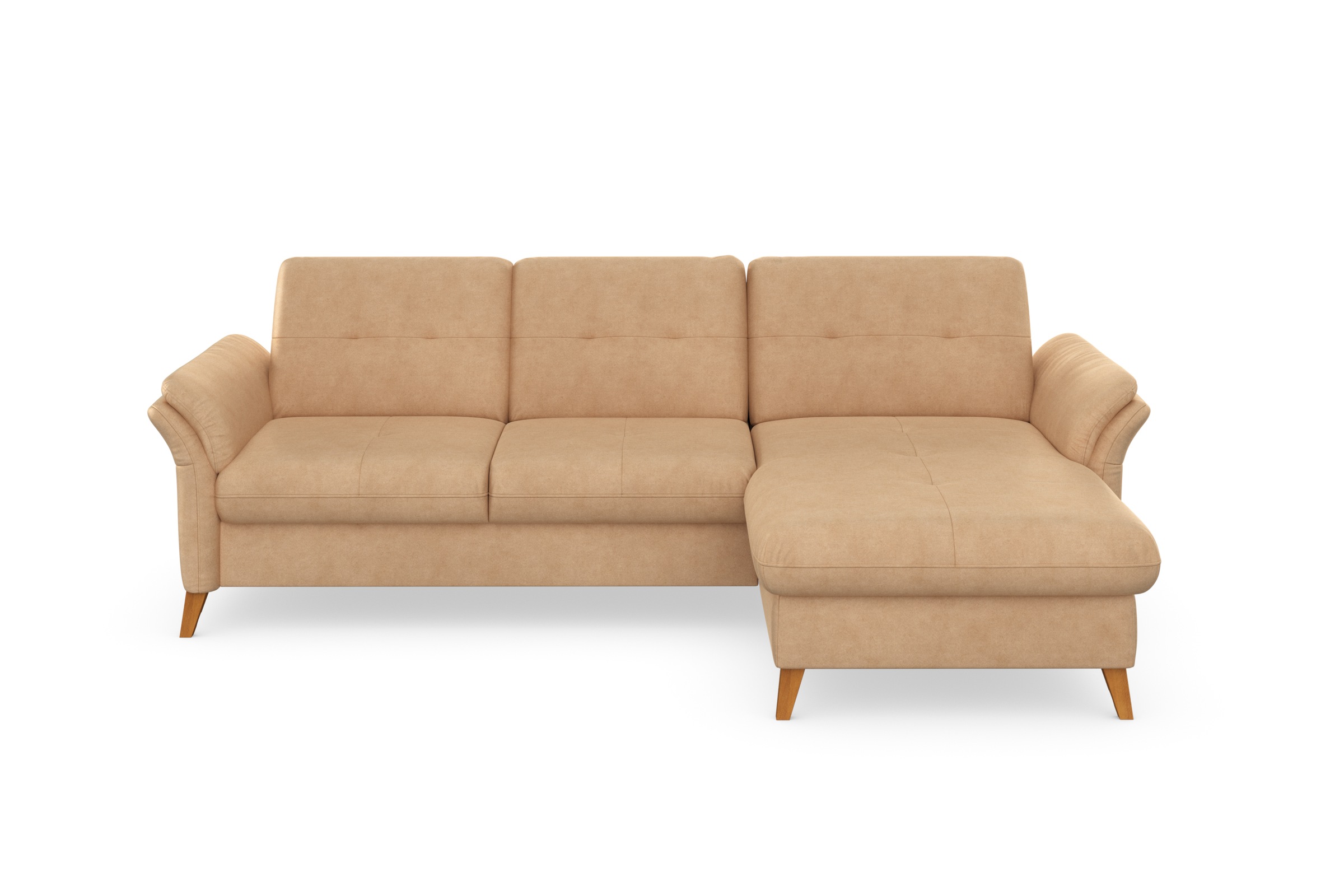 sit&more Ecksofa »Göteborg« Sitztiefenverstellung und Federkern, wahlweise mit Bettfunktion