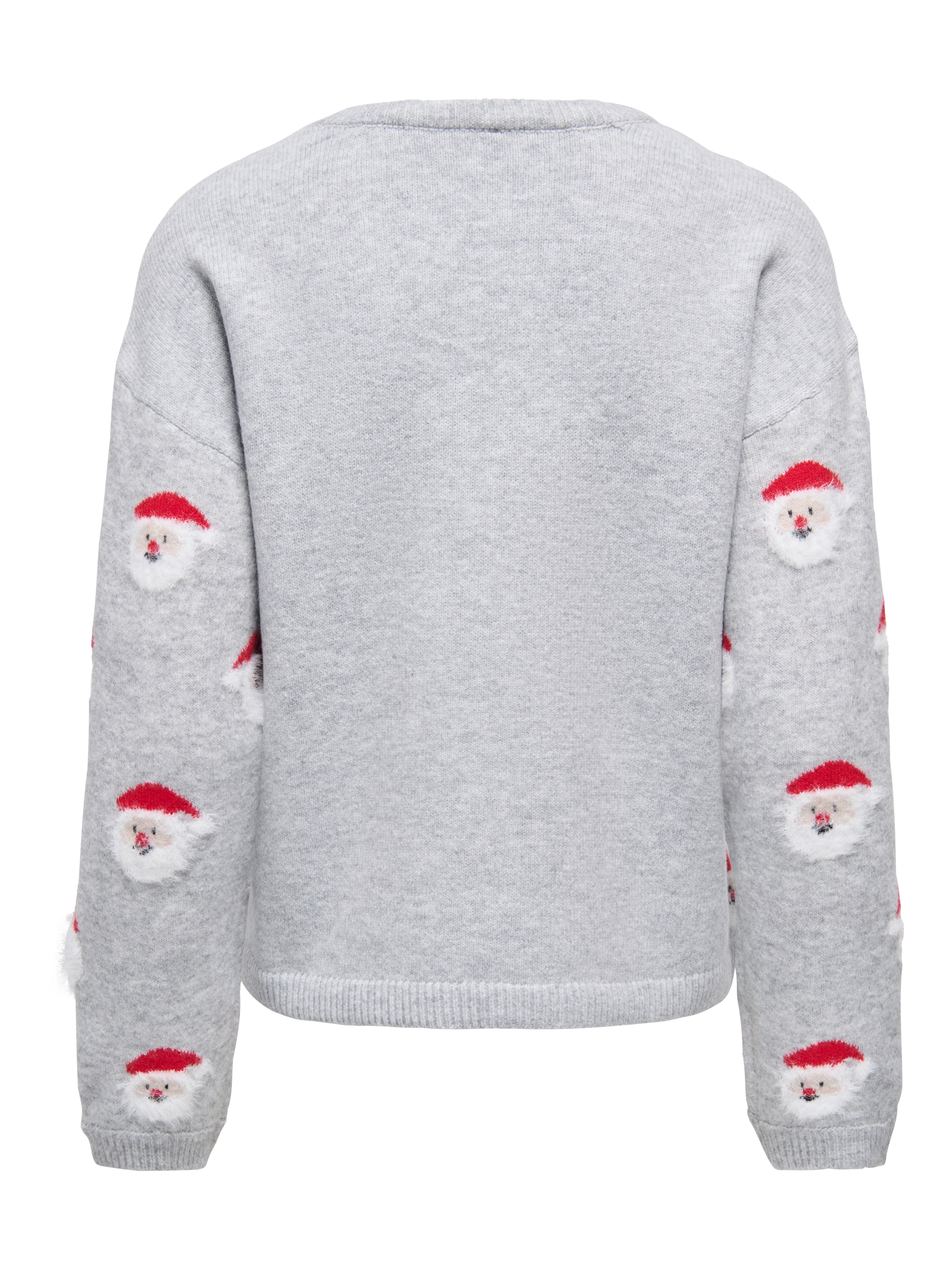 ONLY Weihnachtspullover »ONLXMAS SNOWIE LS O-NECK KNT« Kunstfaser, regular fit, Weihnachts-Strickmotiv