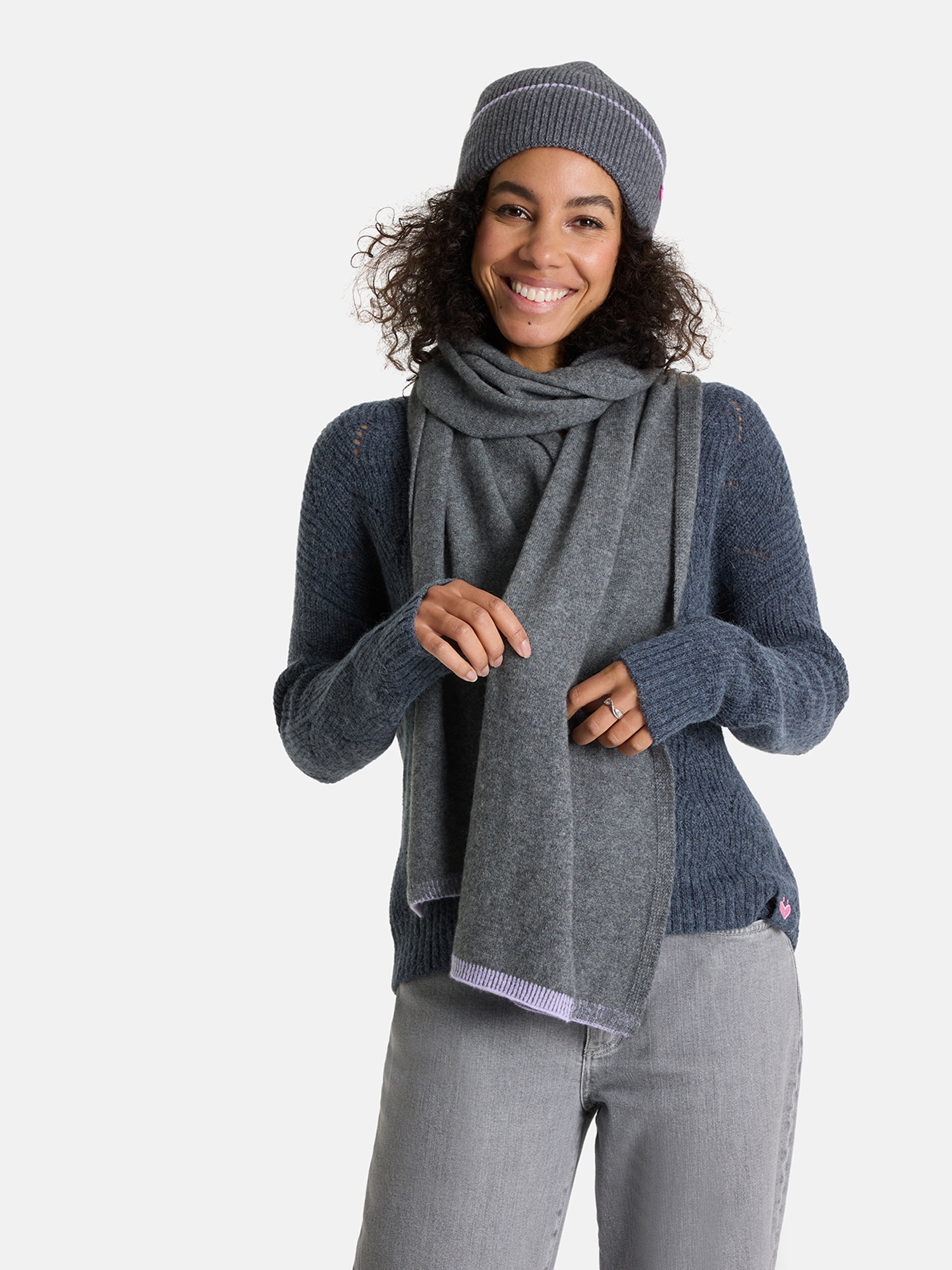 Lieblingsstück Schal »Damen-Strickschal« aus Wolle und Kaschmir