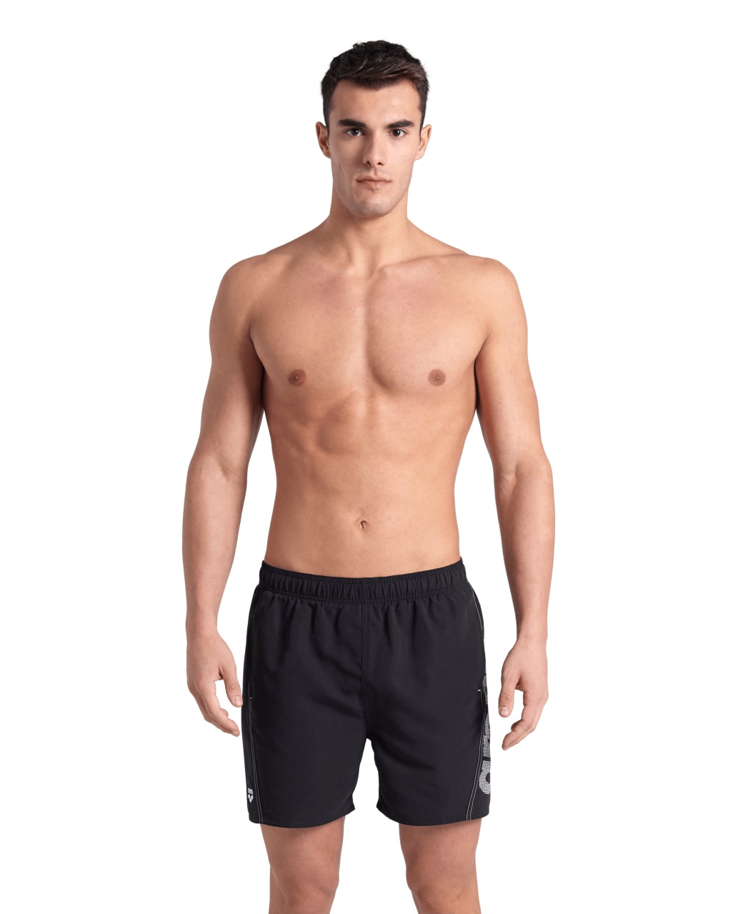 Arena Badeshorts »FUNDAMENTALS ARENA LOGO BOXER R« schnelltrocknendes Material, mit elastischem Bund