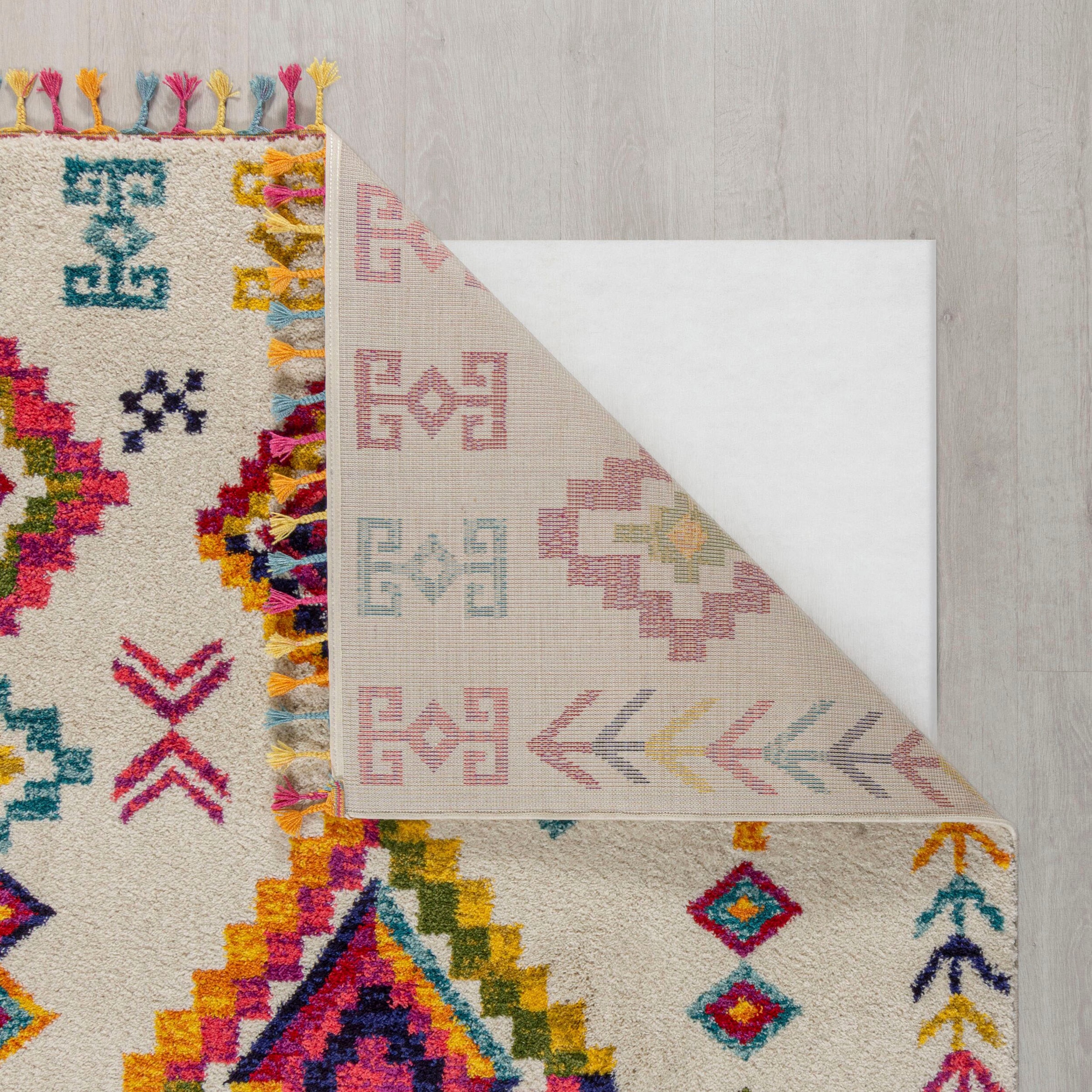 FLAIR RUGS Teppich »Nahua«, rechteckig, 20 mm Höhe, Berber-Optik, Wohnzimmer