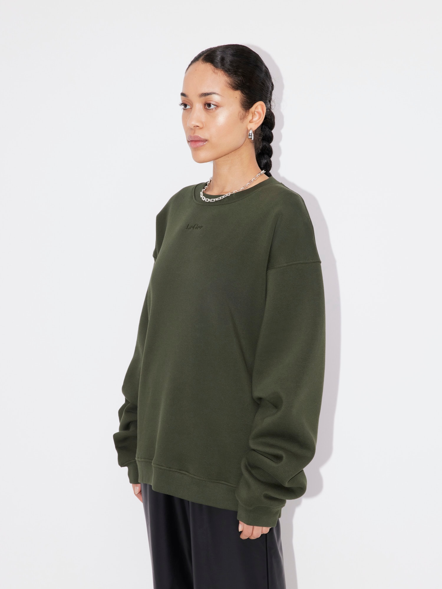 LeGer Sweatshirt »Indra, LeGer by Lena Gercke«, Rundhals, lockere Passform

