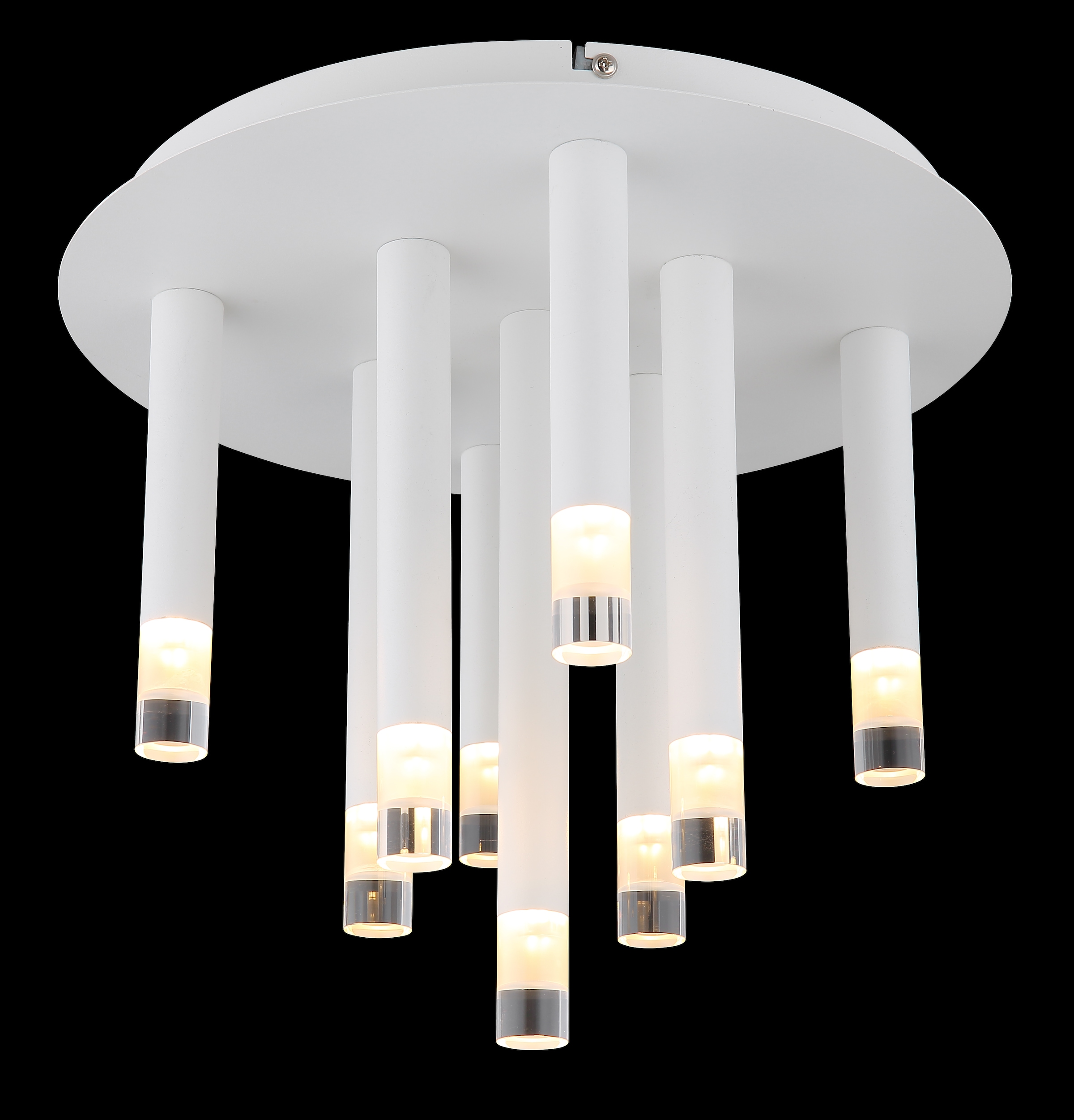 GLOBO LIGHTING Deckenleuchte »RYAN« G9 1 Stk. Deckenlampe/Stäbe/Metall/Wohnzimmer/Essbereich/Acryl satiniert