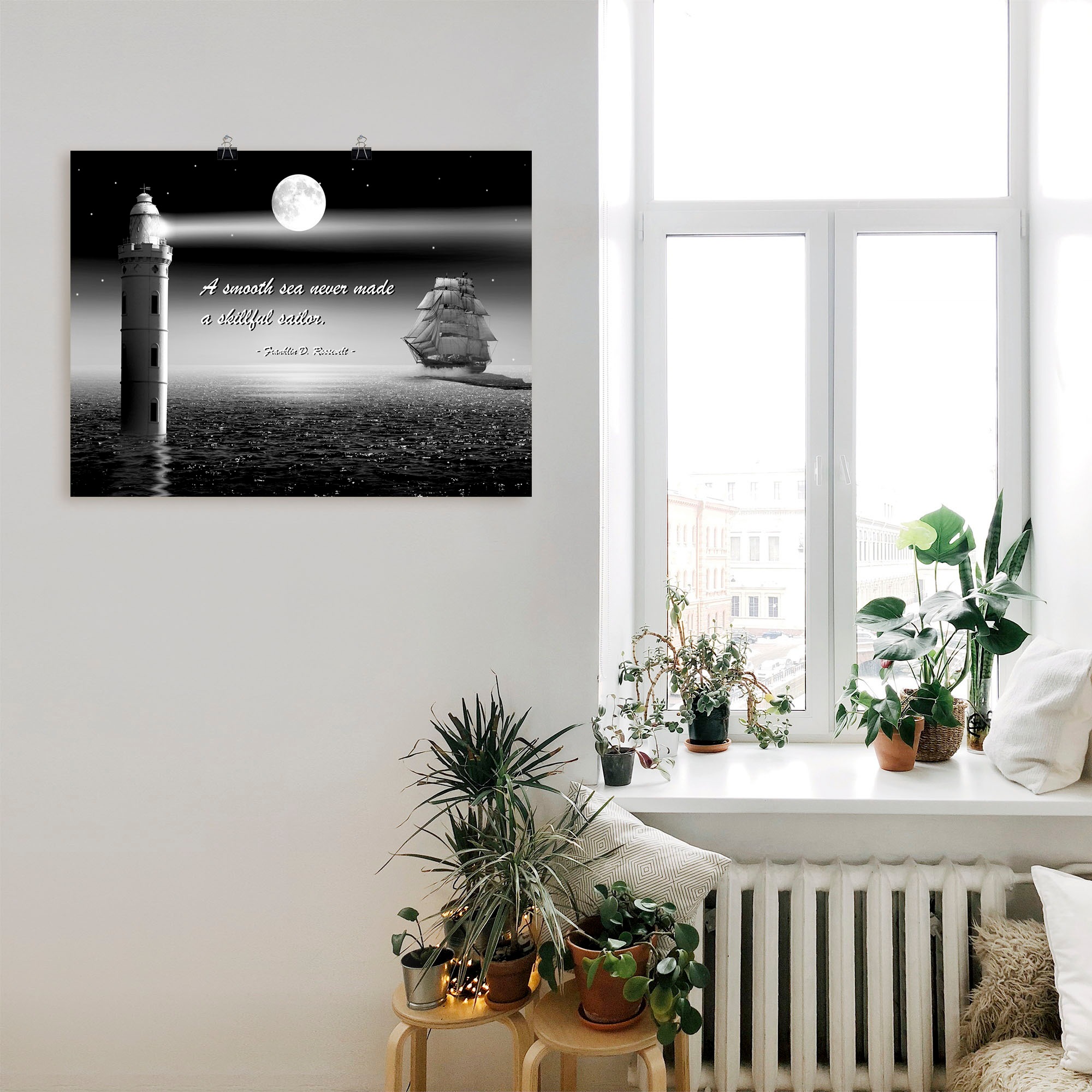 Artland Wandbild »Ein ruhiges Meer Seemann«, Boote & Schiffe, (1 St.), als günstig online kaufen