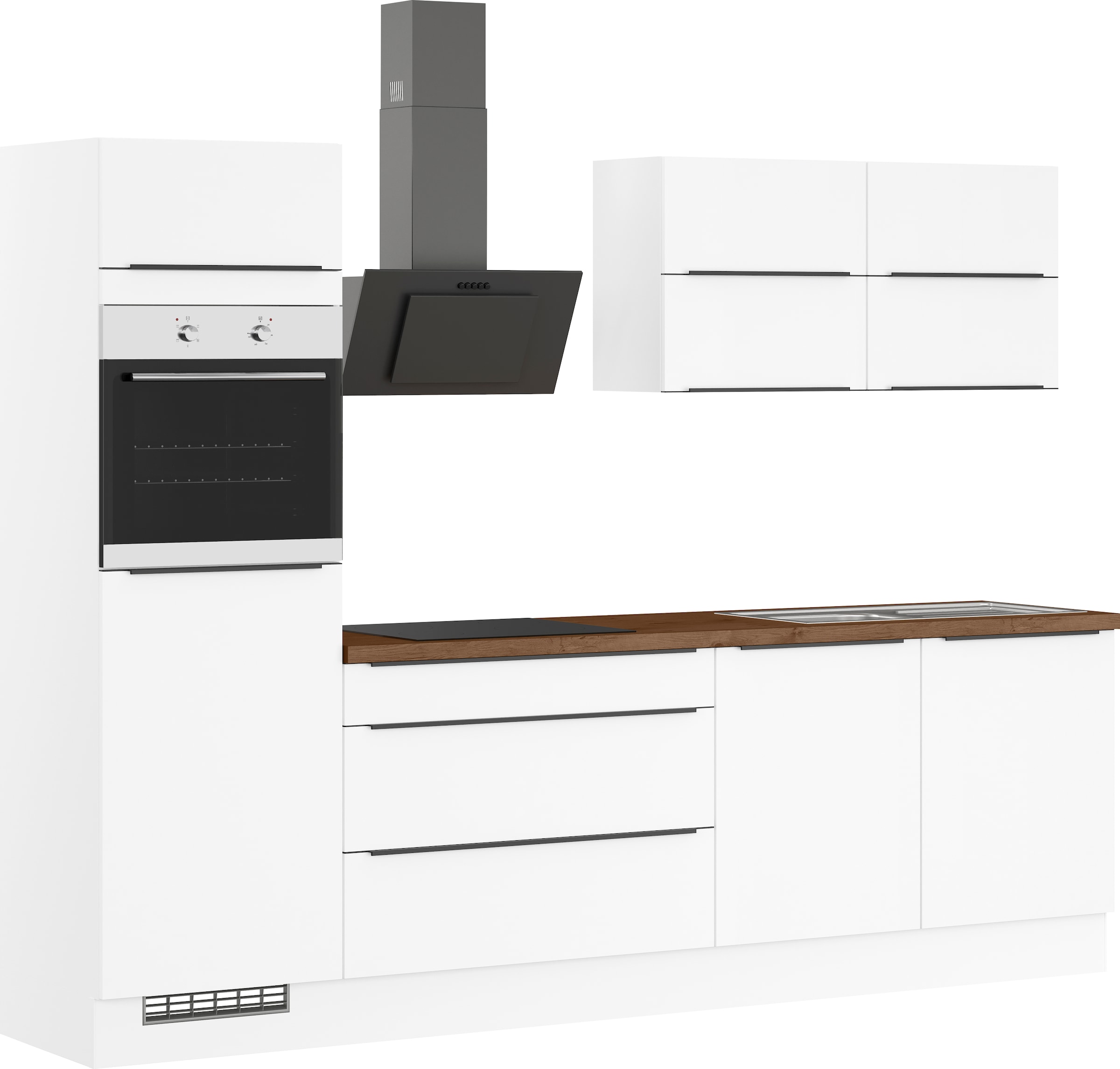 Küche IMPULS E-Geräten, auf Raten Breite vormontiert, 280 KÜCHEN cm bestellen mit »\