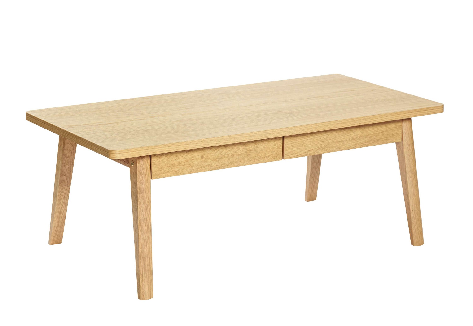 Woodman Couchtisch »Nice« Breite 120 cm, mit 2 Schubladen, Echtholzffurnier günstig online kaufen