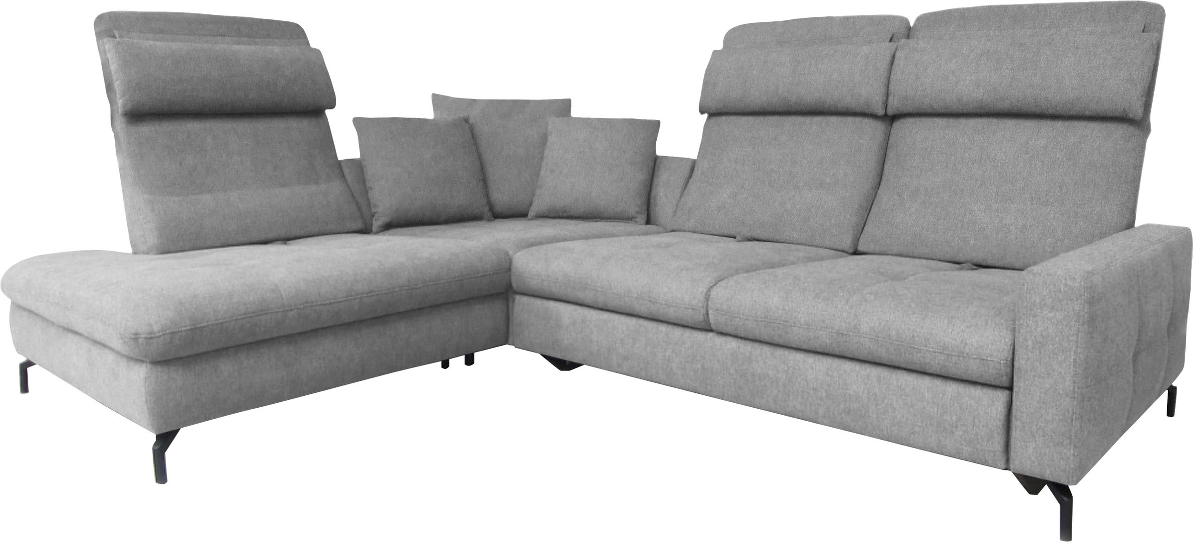 alina Ecksofa »Louis«, Breite 260 cm, Rückenlehnenverstellung, wahlweise mit Bettfunktion