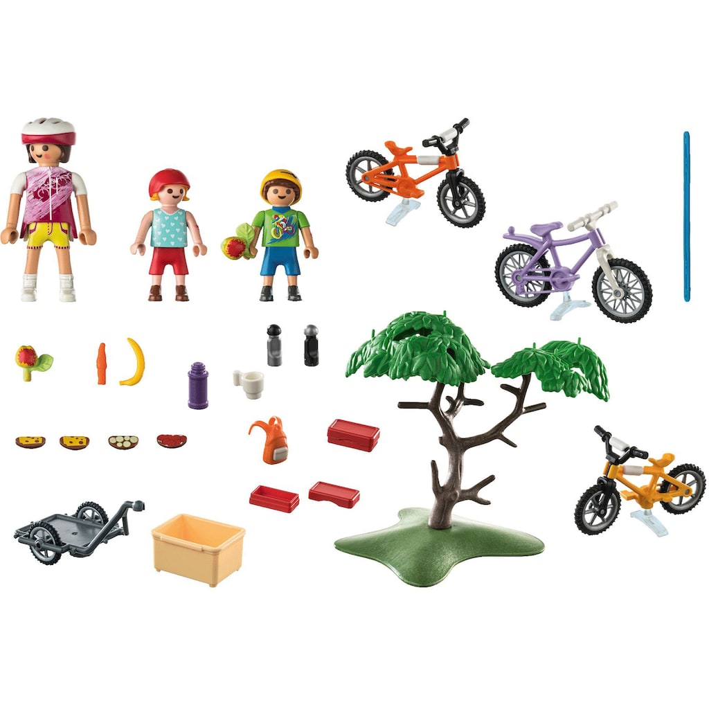 Playmobil® Konstruktions-Spielset »Mountainbike-Tour (71426), Family & Fun«, (52 St.)