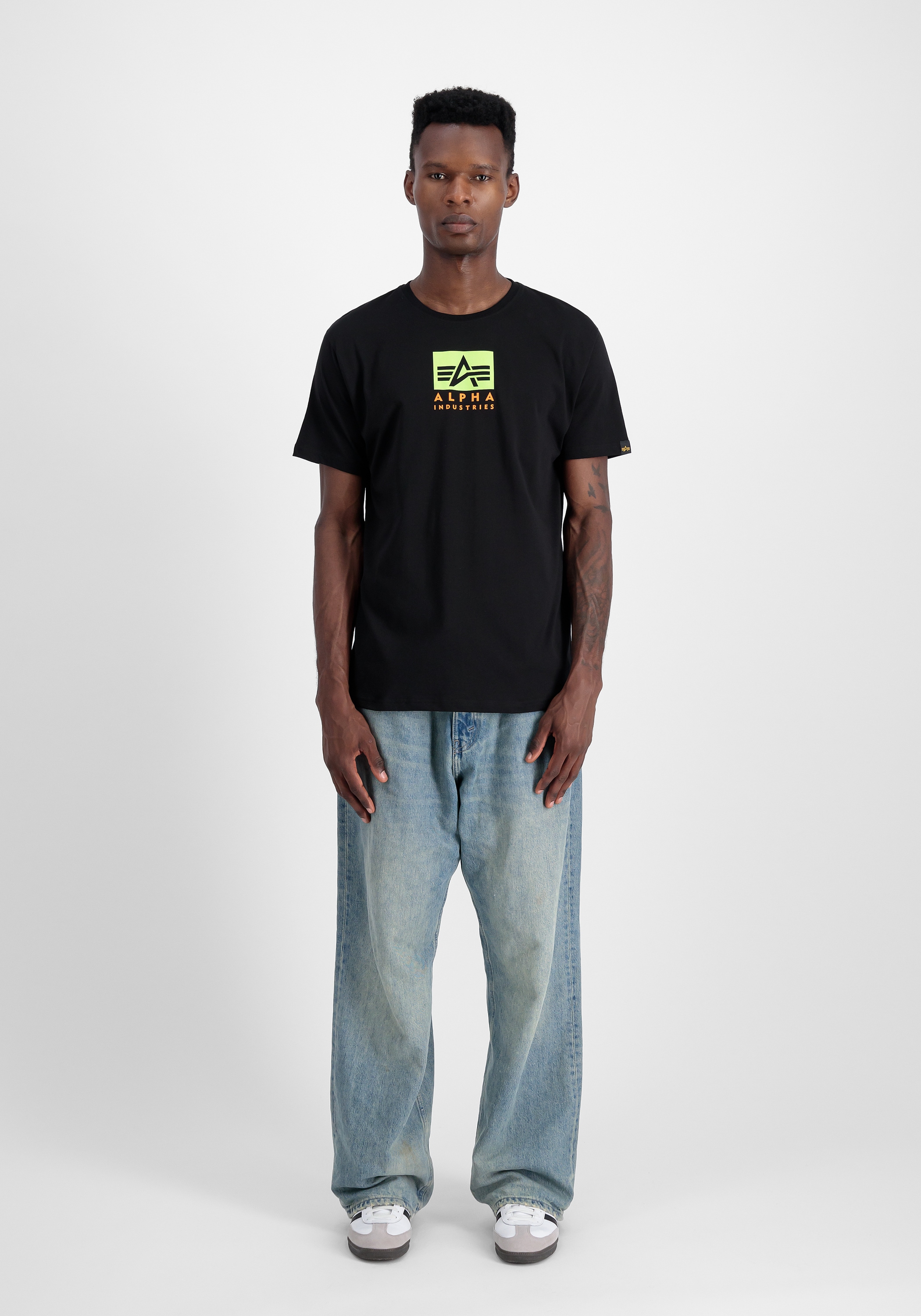 Alpha Industries T-Shirt »Alpha Industries Men - T-Shirts Satin Logo T«