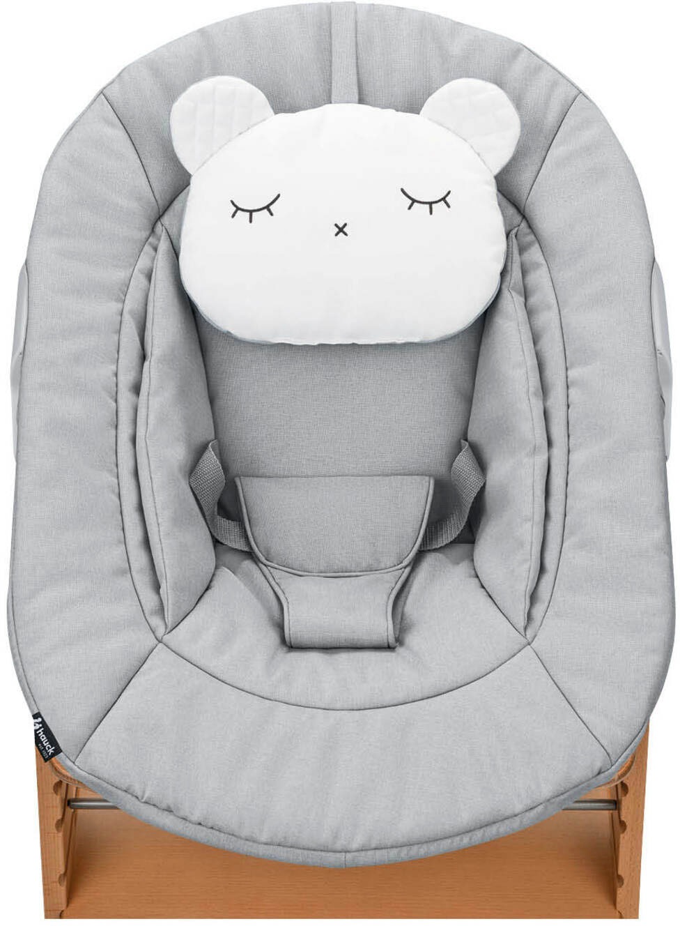 Hauck Hochstuhl »Alpha Newborn Pre, Nature Grey« (Set) 2 Stk.mit Newborn Au günstig online kaufen