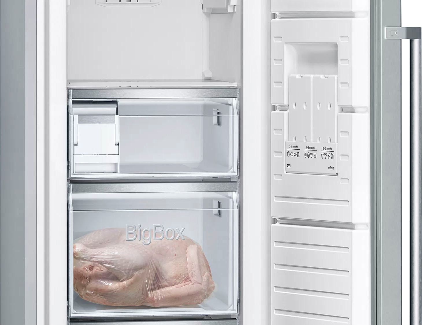 SIEMENS Gefrierschrank »GS36NAIDP«, iQ500, 186 cm hoch, 60 cm breit