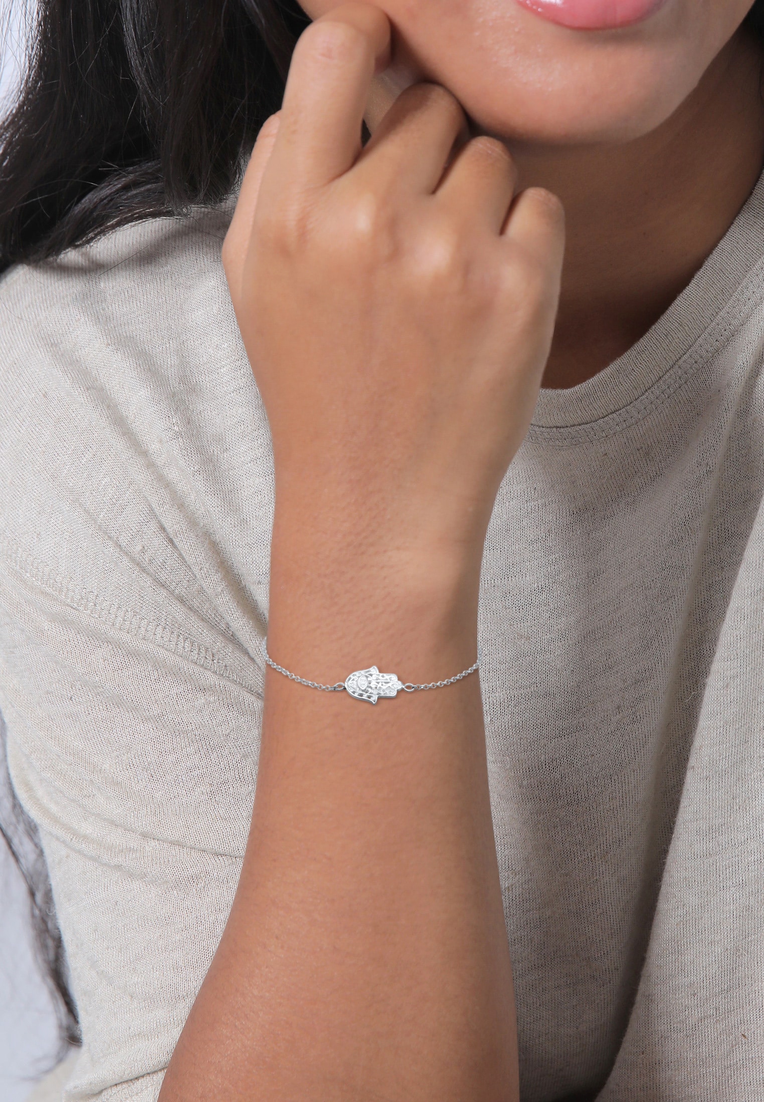 Nenalina Armband »Hamsa Hand Symbol Silber« bestellen online 925 Ornament Anhänger