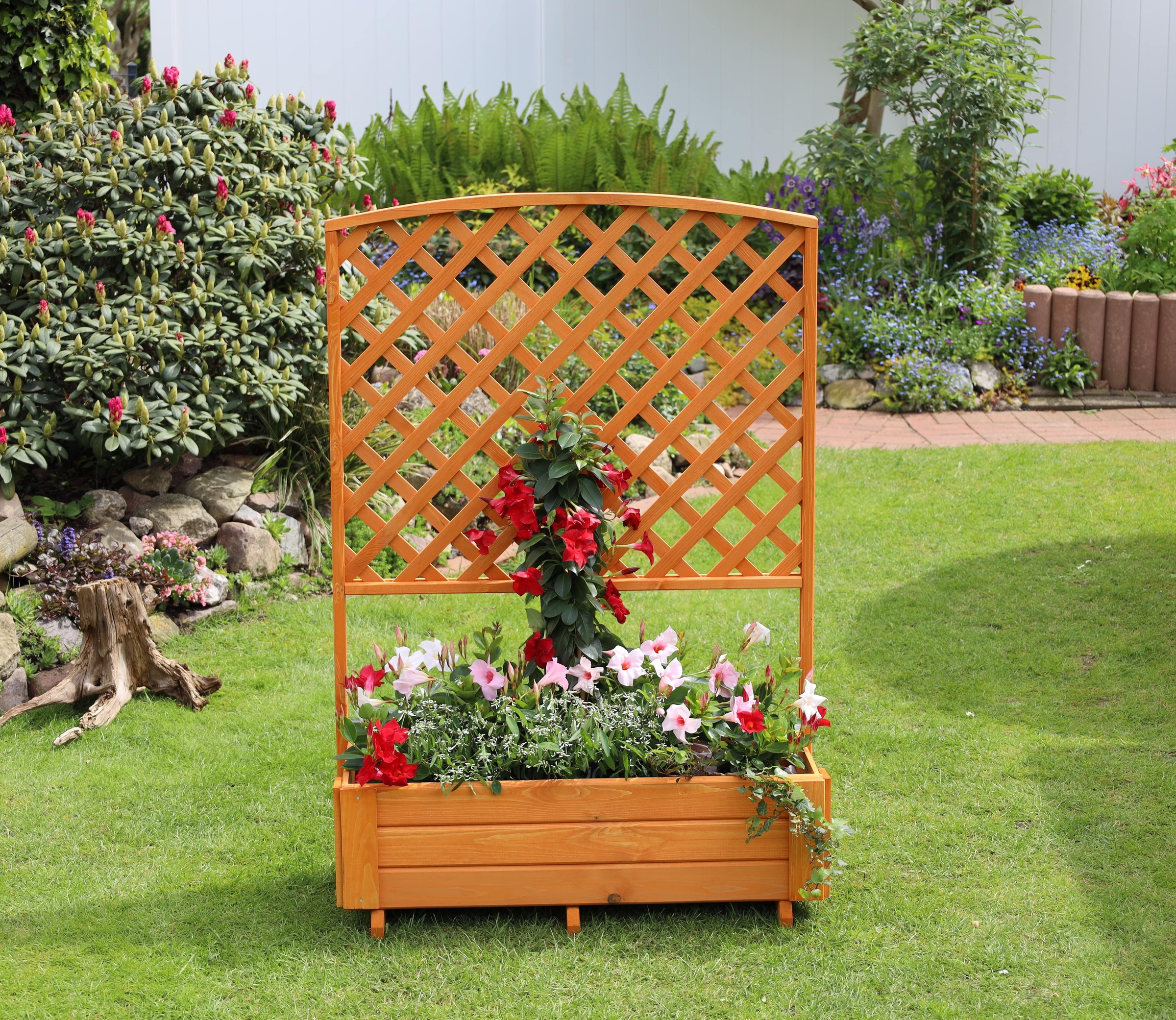 promadino Spalier, mit Pflanzkasten, BxT: 91x41 cm, versch. Höhen