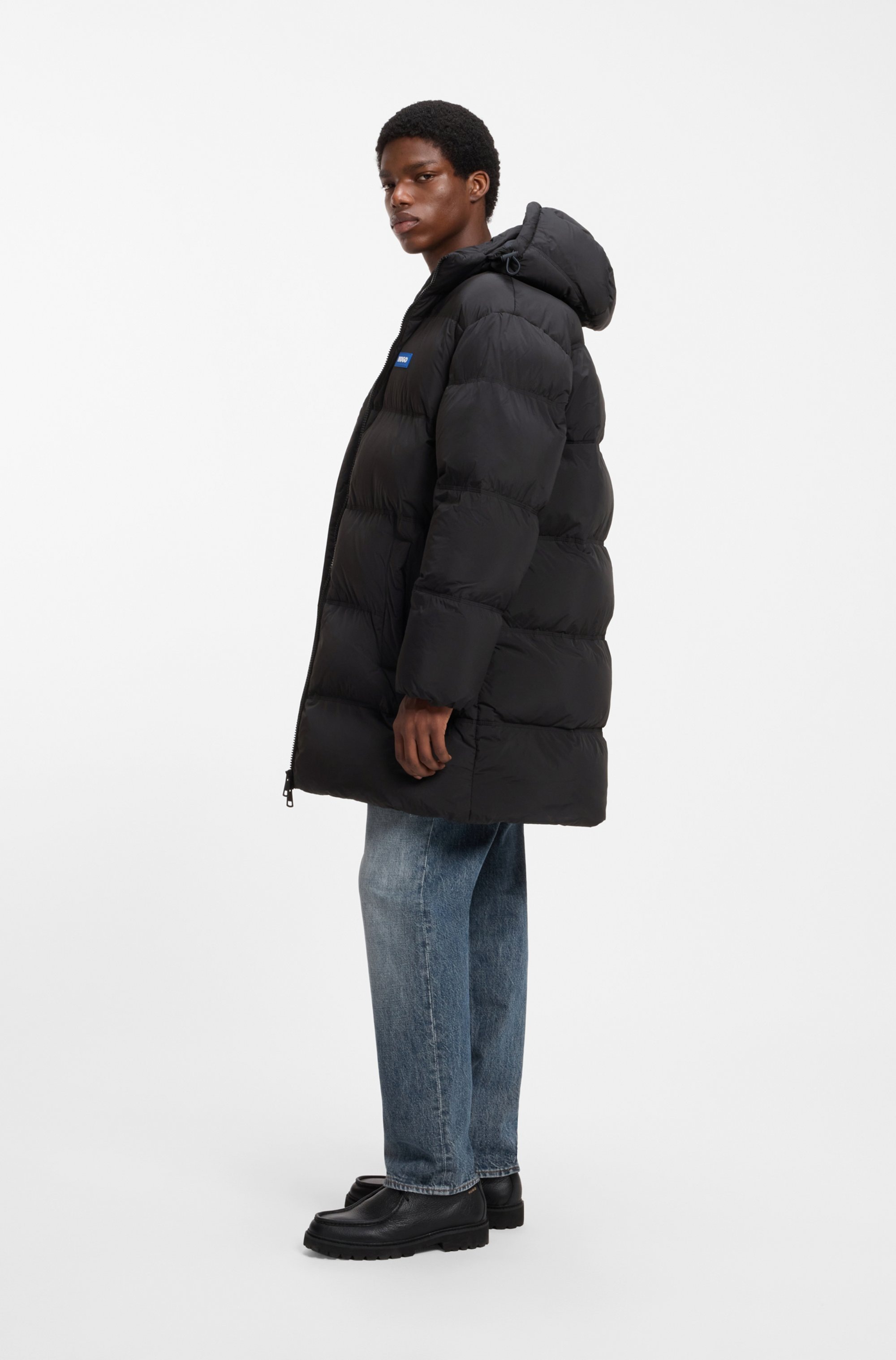 HUGO Winterjacke »Bodi« mit Kapuze mit Kapuze, warm wattiert, Relaxed Fit