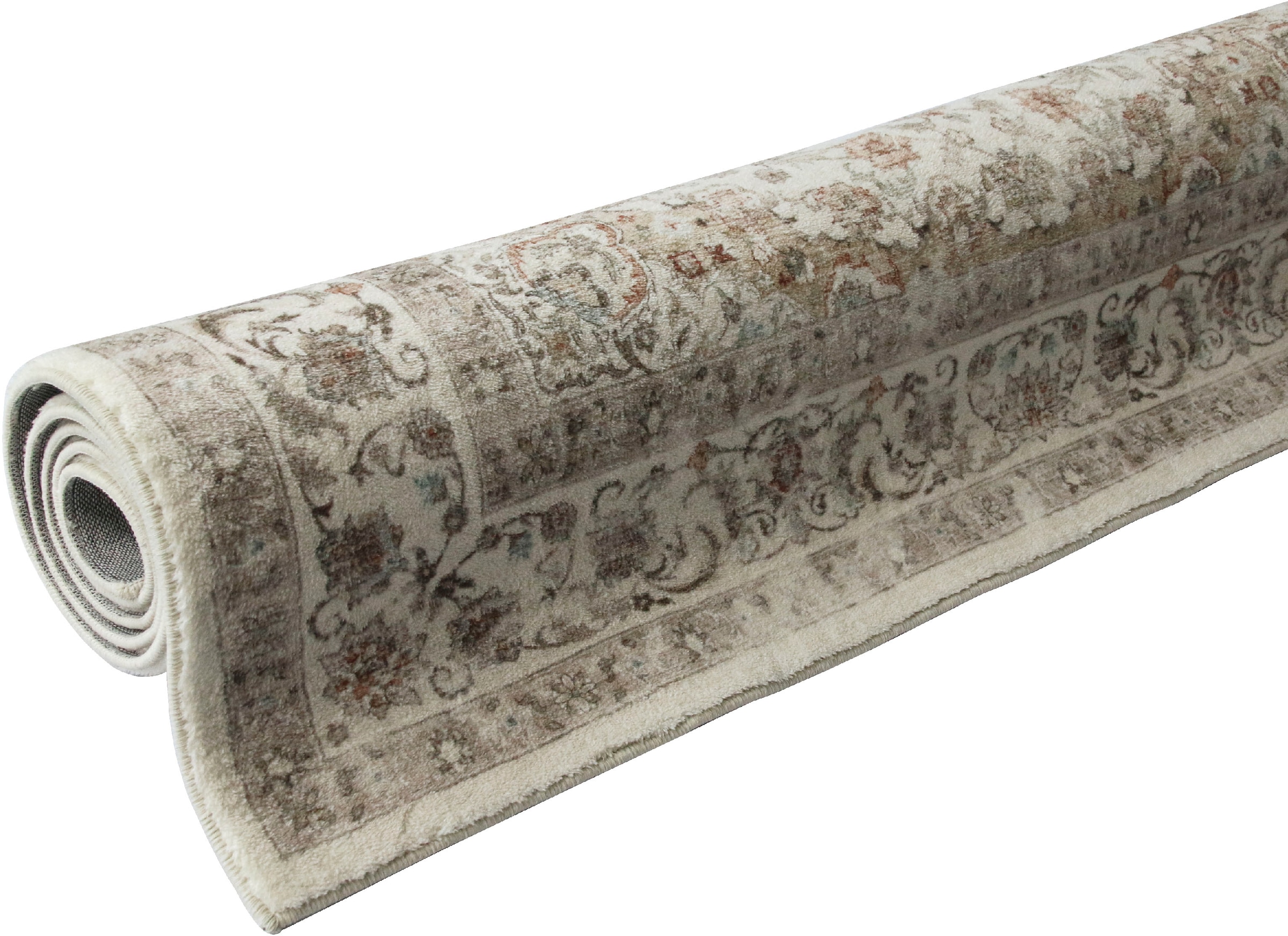 my home Teppich »Omar, Druckteppich, orientalisches Design, mehrfarbig, bedruckt«, rechteckig, 13 mm Höhe, Orient-Optik, Vintage Design, weich, Wohnzimmer, Schlafzimmer