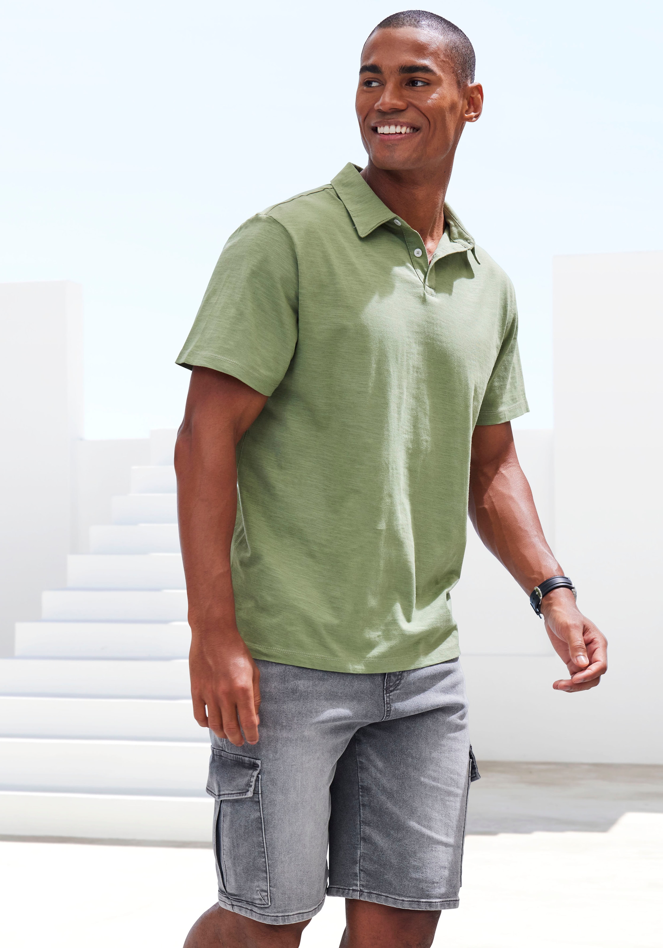 John Devin Poloshirt, aus besonderer slub-yarn Qualität