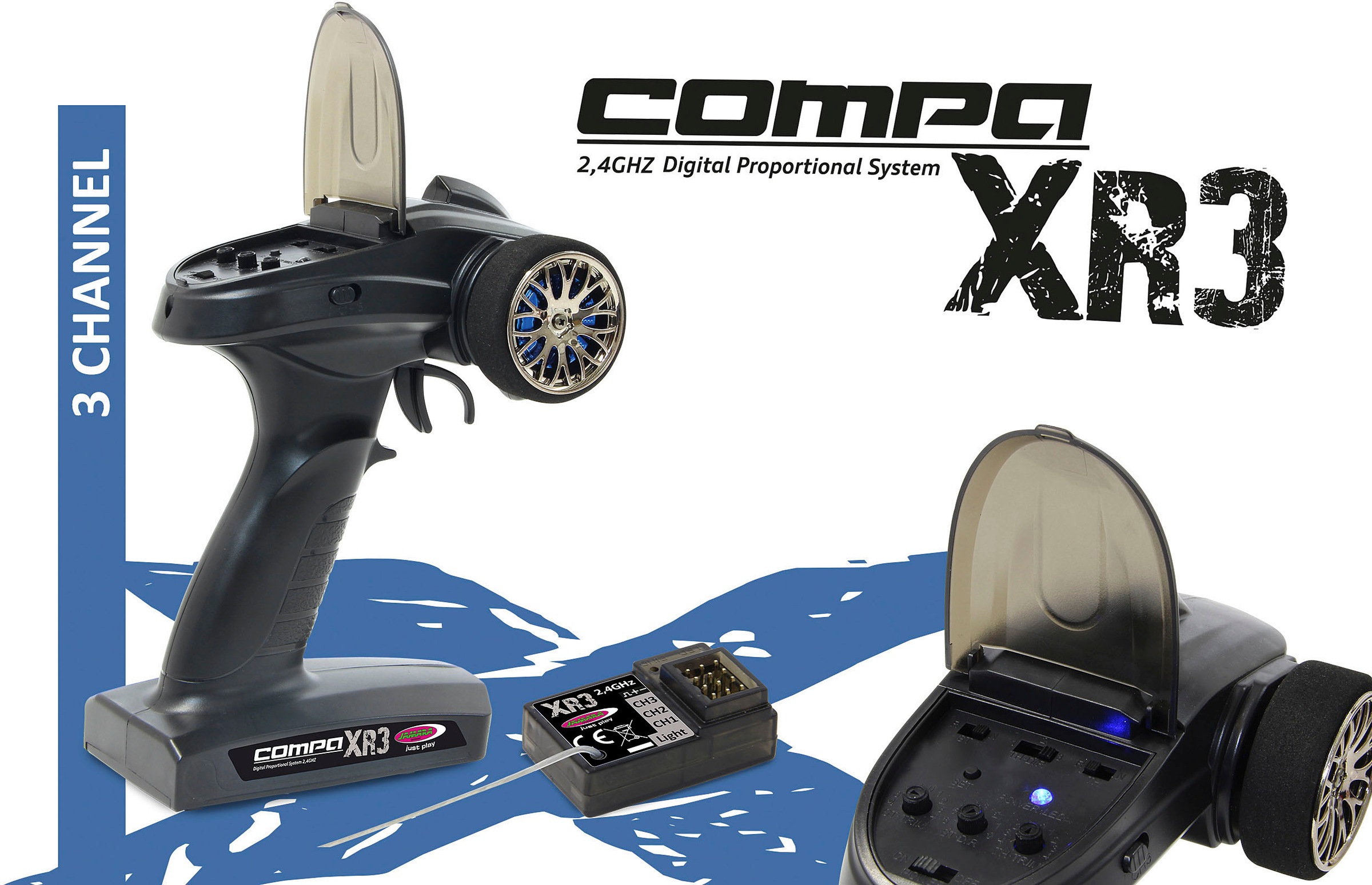 Jamara RC-Fernsteuerung »Compa XR3 2,4GHz«