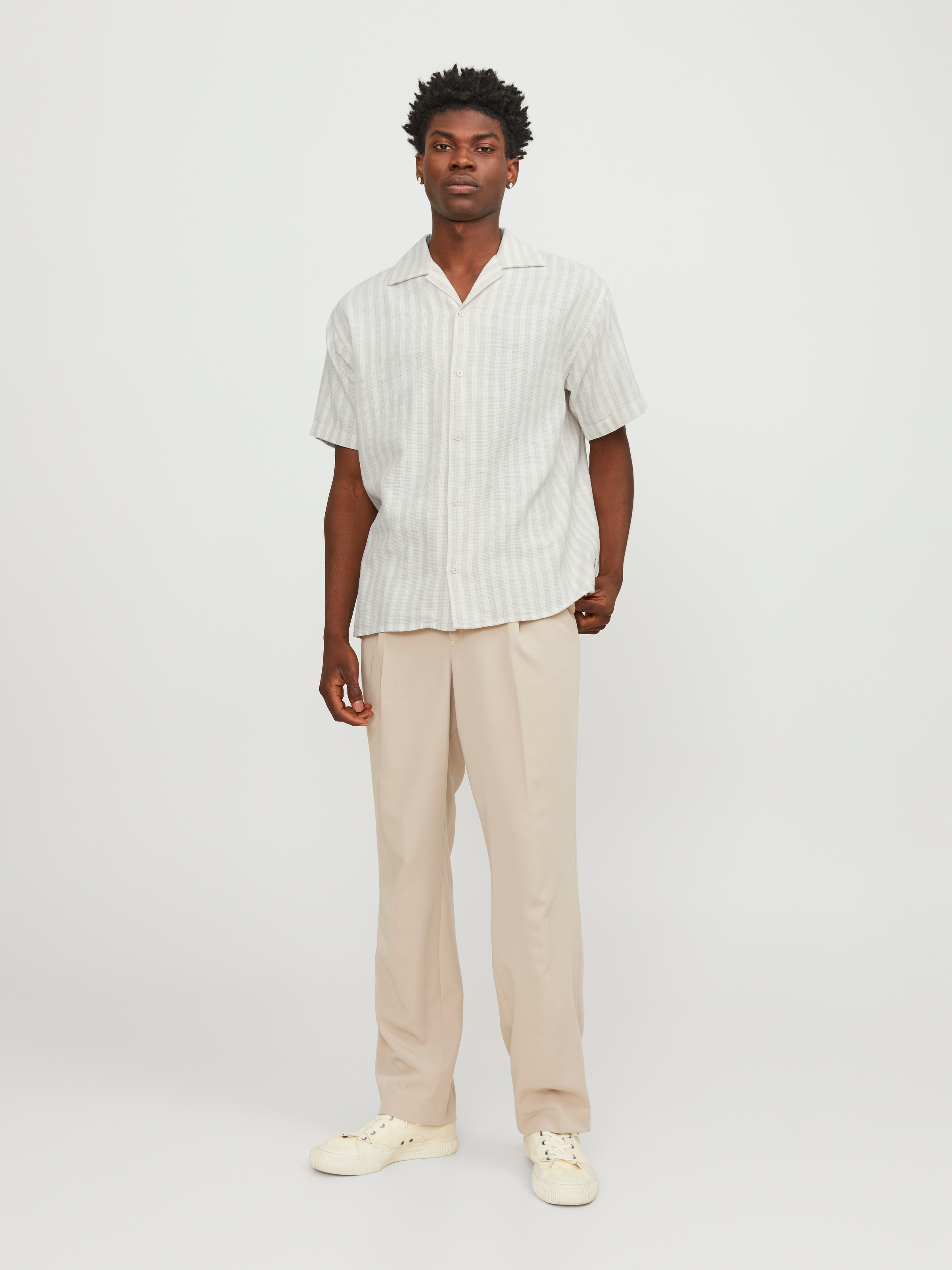 Jack & Jones Kurzarmhemd »JORCOBA STRIPE RESORT SHIRT SS SN«