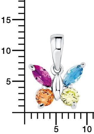 Amor Kette mit Anhänger »Schmetterling, 9293667«, mit Zirkonia (synth.)