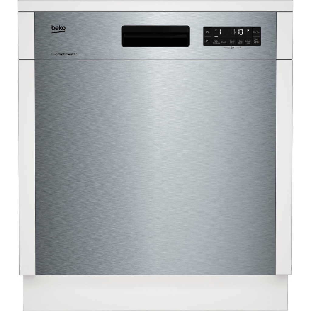 BEKO Unterbaugeschirrspüler »DUN6634FX2«, DUN6634FX2, 14 Maßgedecke, mit TrayWash-Funktion