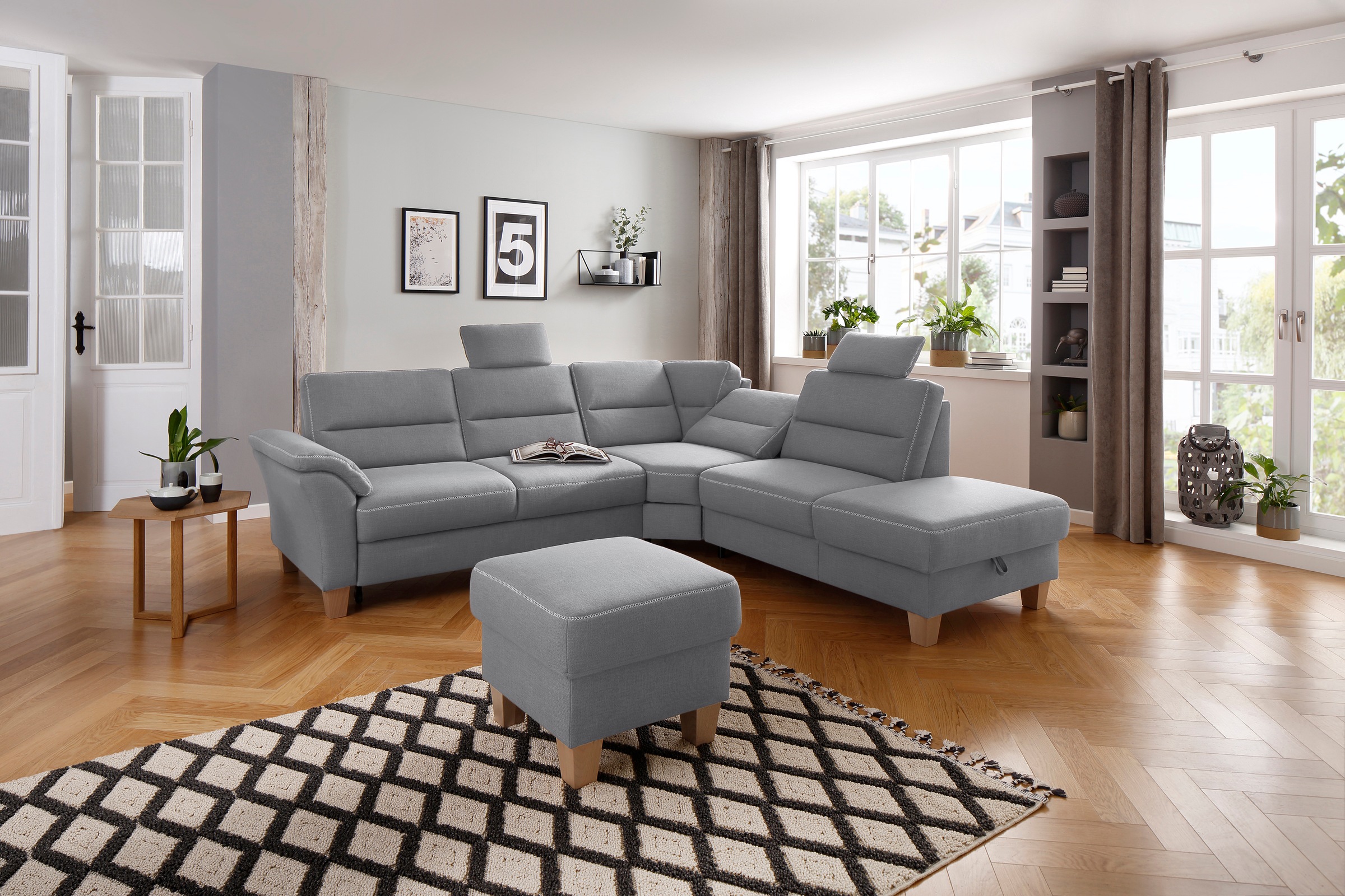 Home affaire Hocker "Soleo", (Soleo V), passend zum "Solea"-Ecksofa günstig online kaufen