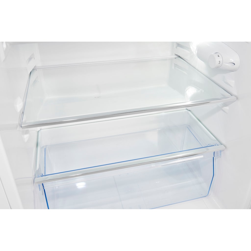 exquisit Kühlschrank, KS18-4-H-170D weiss, 85,0 cm hoch, 60,0 cm breit