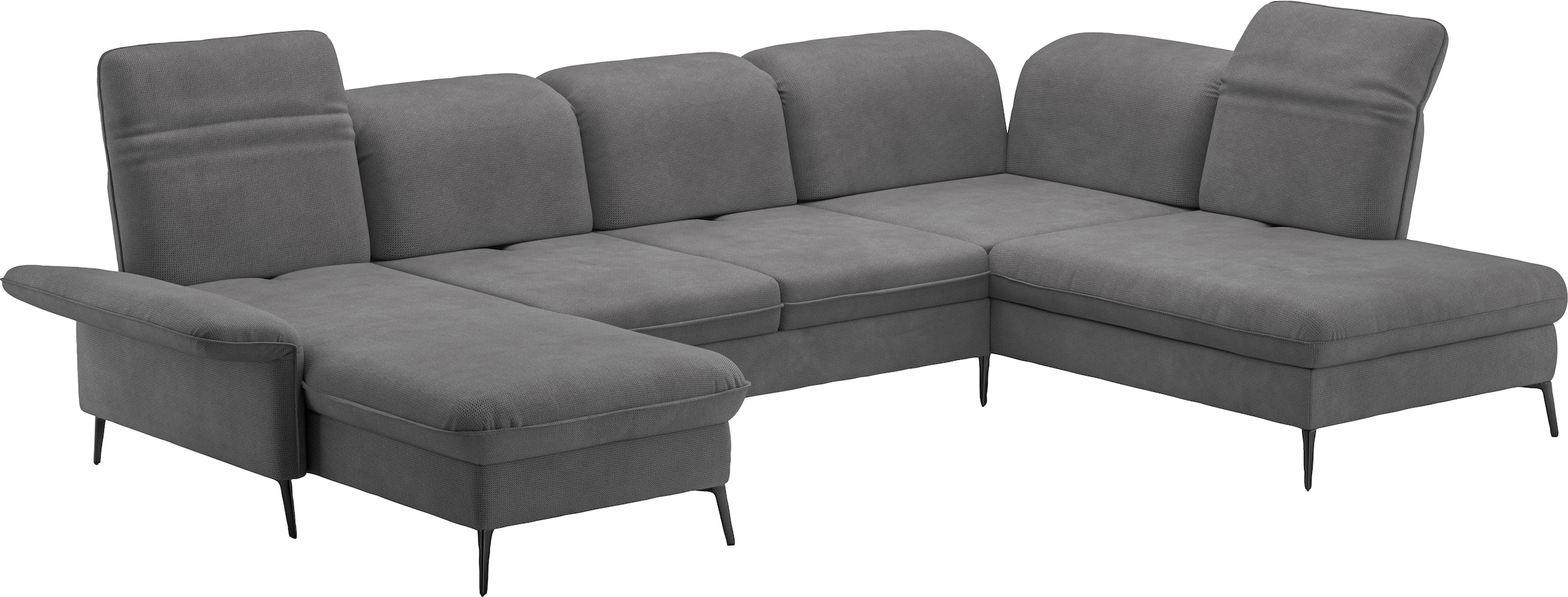 sit&more Wohnlandschaft »Emely«, mit Sitztiefenverstellung optional mit Bettfunktion und Bettkasten