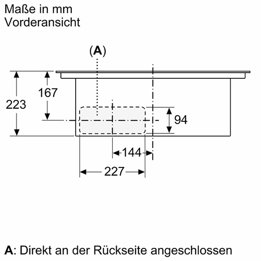 SIEMENS Kochfeld mit Dunstabzug »ED611BS16E«, mit Flachkanal