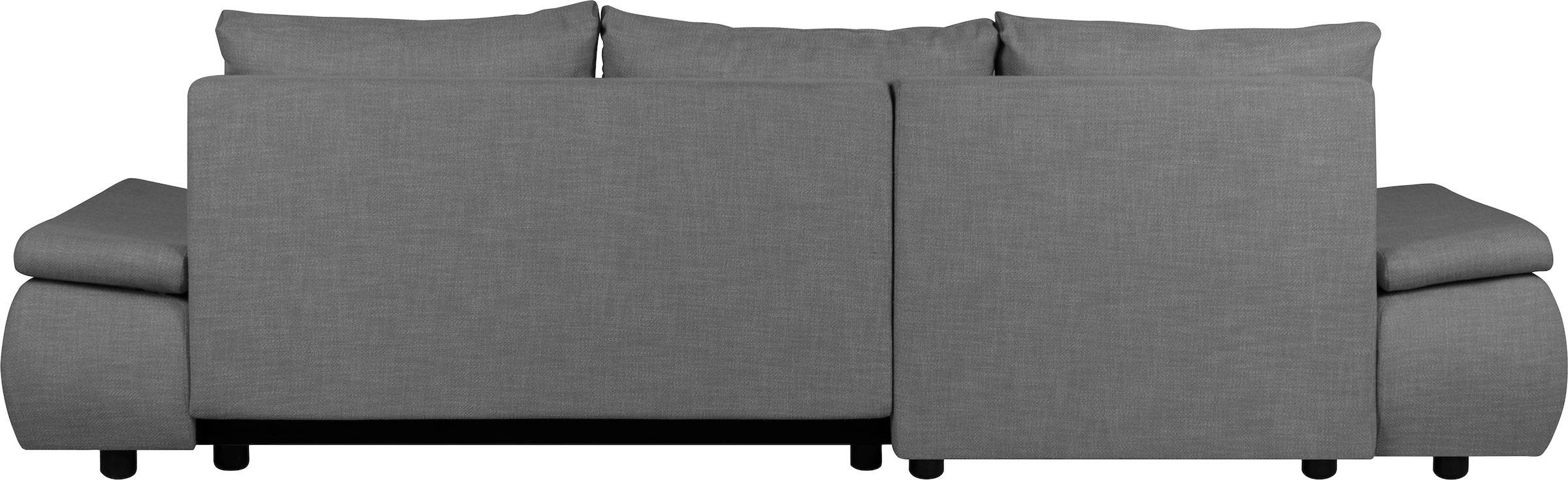 Home affaire Ecksofa »Acra L-Form«, mit Bettfunktion und Bettkasten, in Mattenoptik