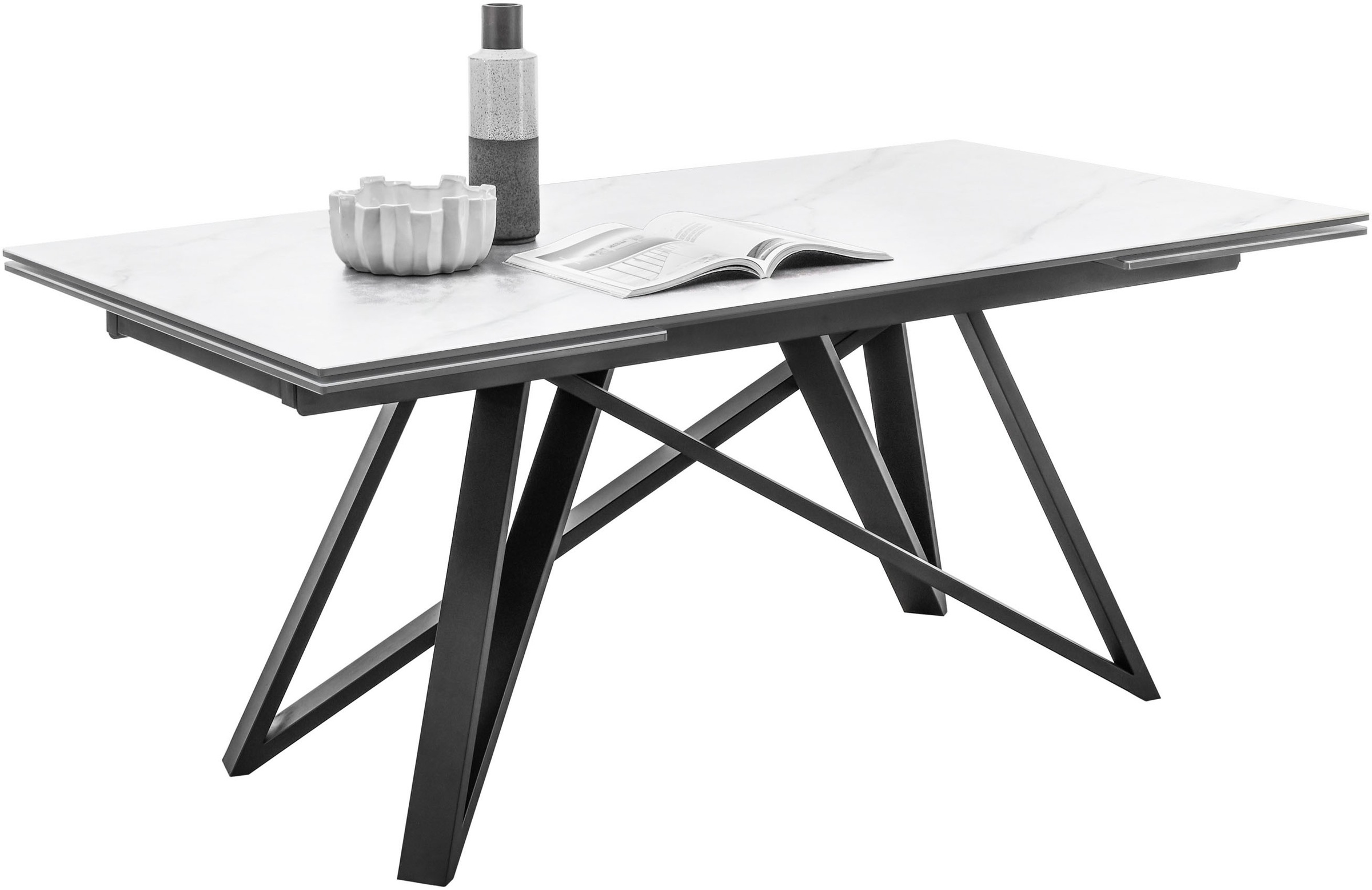 Stolkom Esstisch »Charly Esszimmertisch Keramik, ausziehbar 280 cm, BxHxT 1 günstig online kaufen