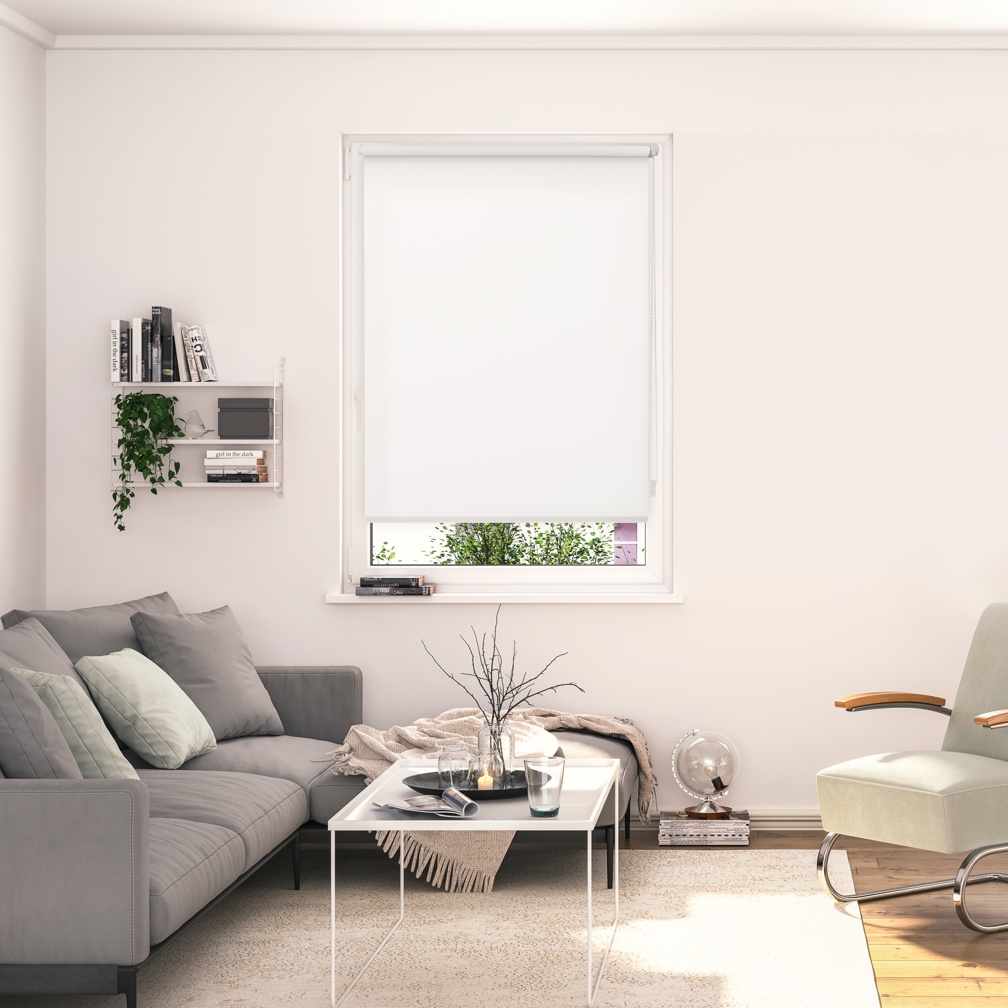 LICHTBLICK ORIGINAL Rollo »Klemmfix, ohne Bohren«, blickdicht, Hitzeschutz-energiesparend-Wärmedämmung-Sichtschutz, mit Bohren/ohne Bohren, freihängend, Thermofunktion, Lichtdurchlässig, Klemmbar, Energiesparend