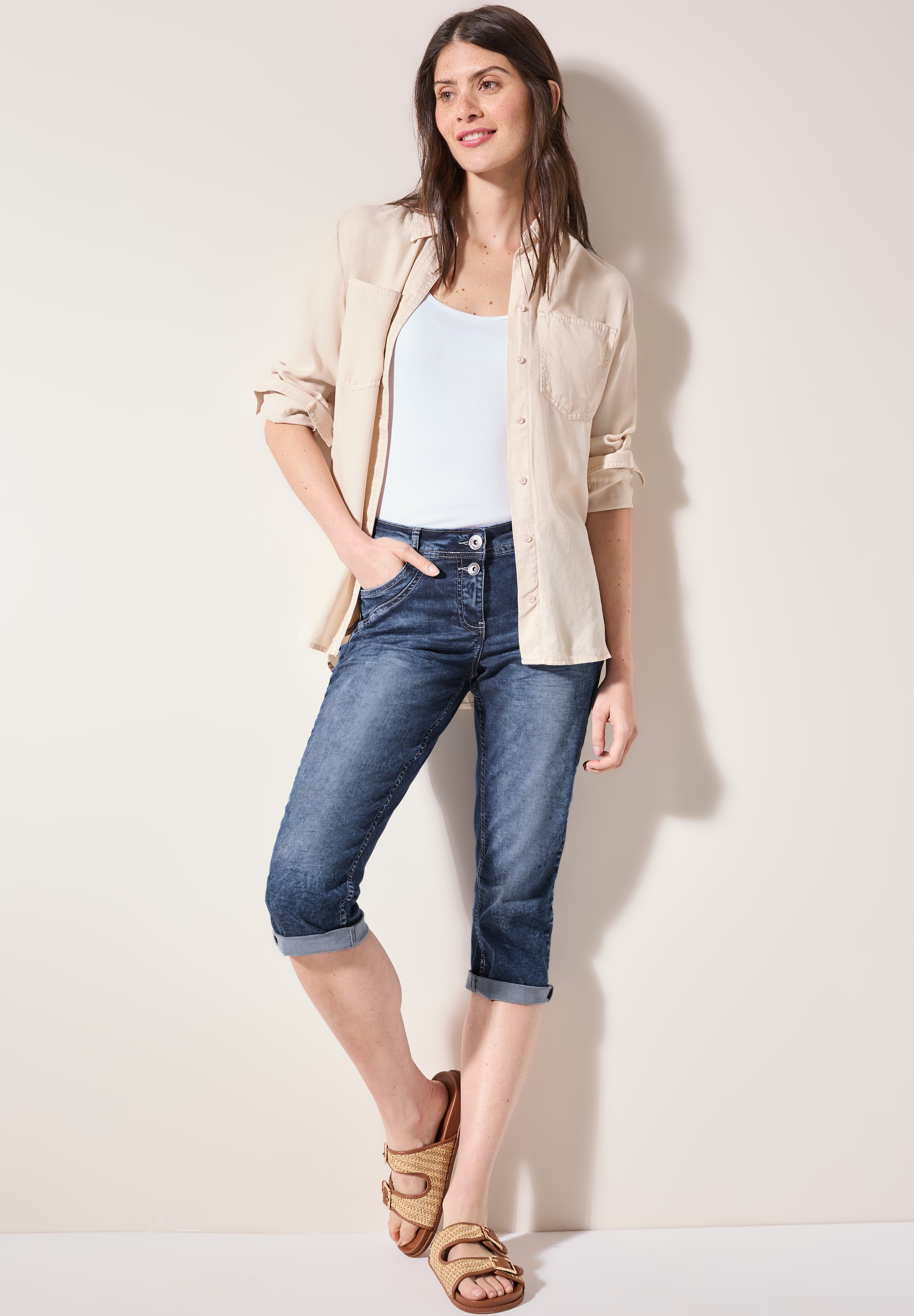 Cecil 3/4-Jeans »Style Scarlett«, im 5-Pocket-Style