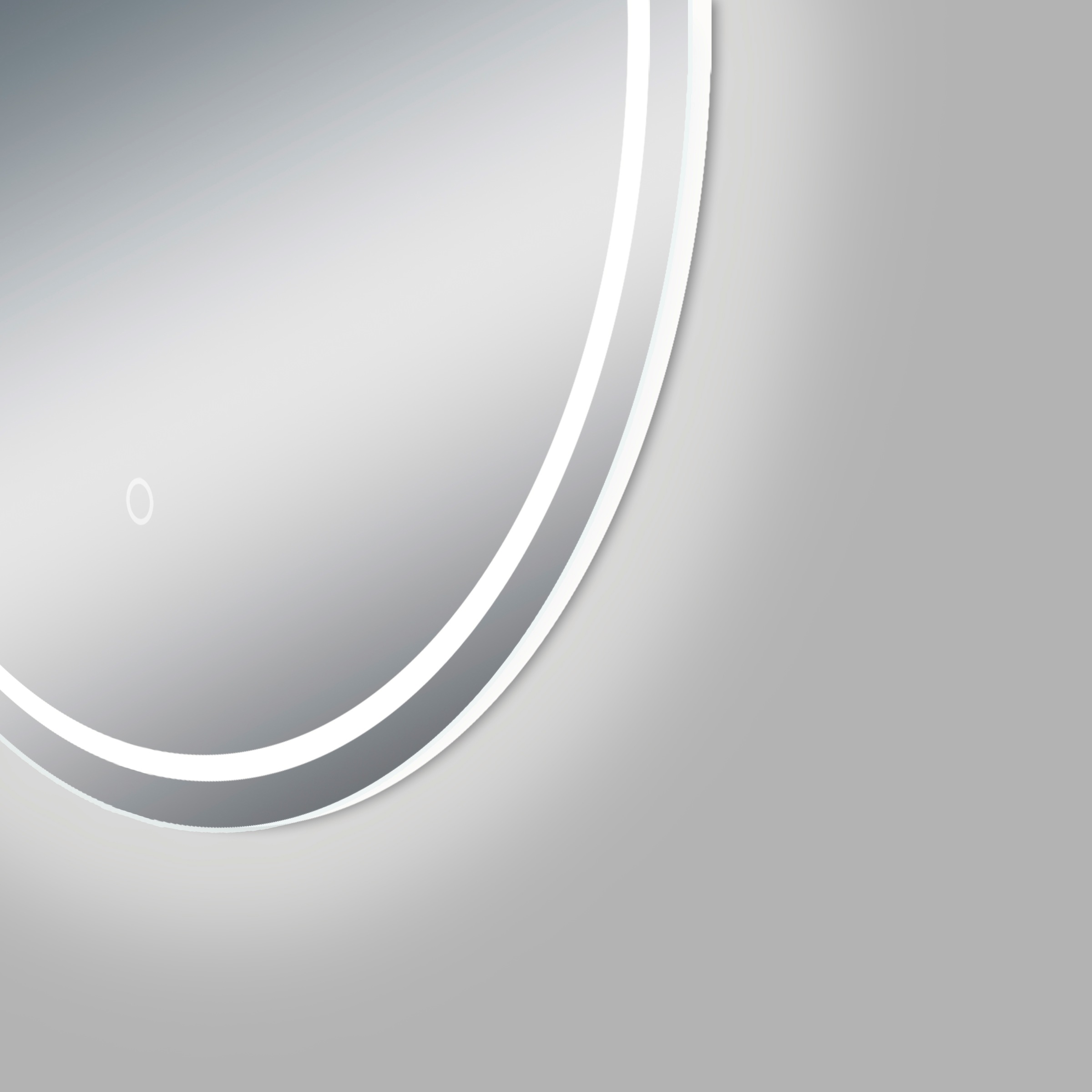 Talos Badspiegel »Moonshine« Durchmesser: 60 cm,, energiesparend, mit Sensorschalter