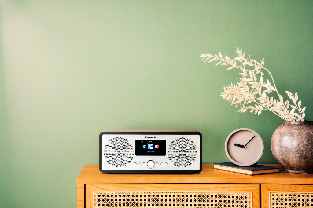 Panasonic Radio »RF-D40«, (Bluetooth-WLAN Digitalradio (DAB+)-Internetradio-UKW mit RDS 6 W)